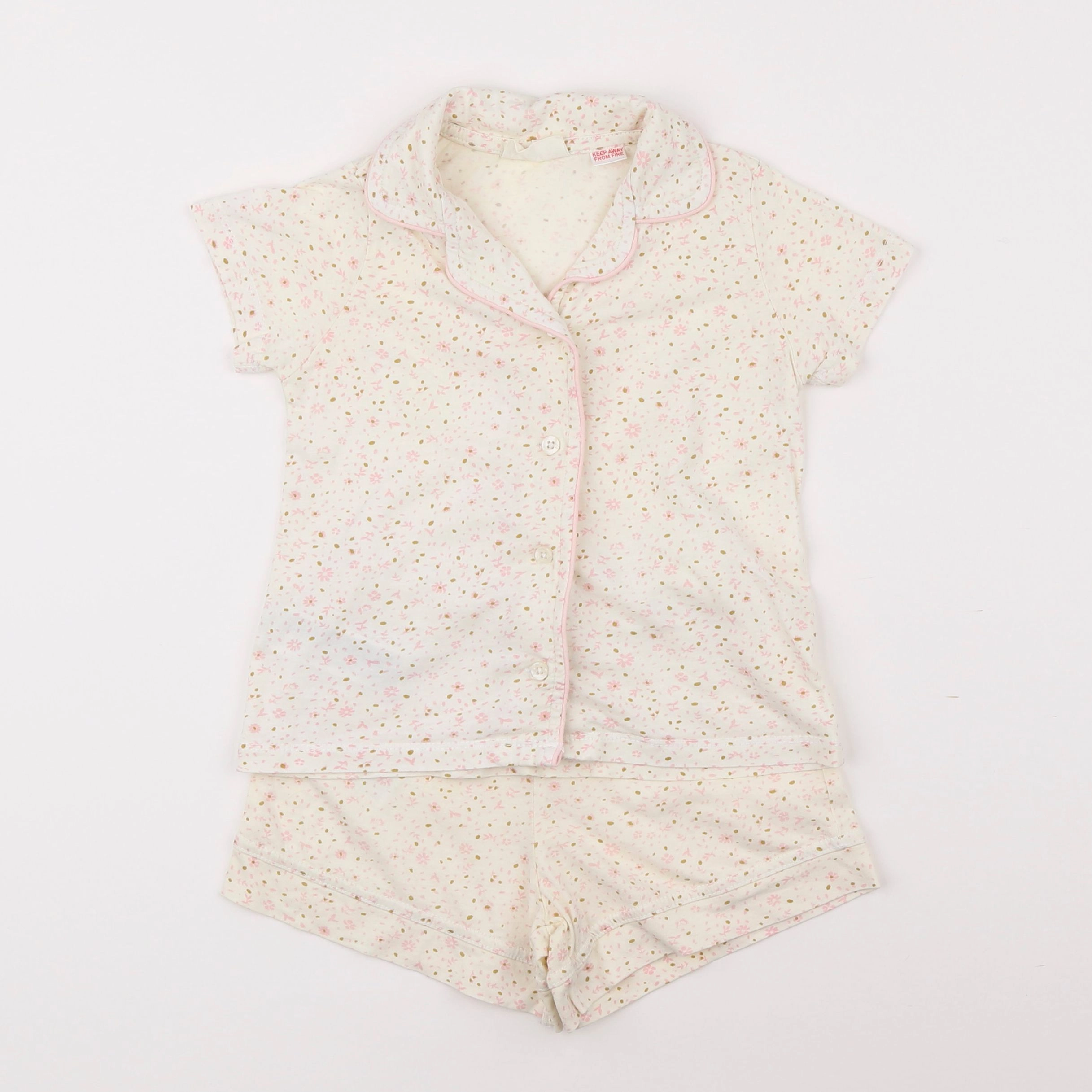 Mango - pyjama coton beige - 2/3 ans