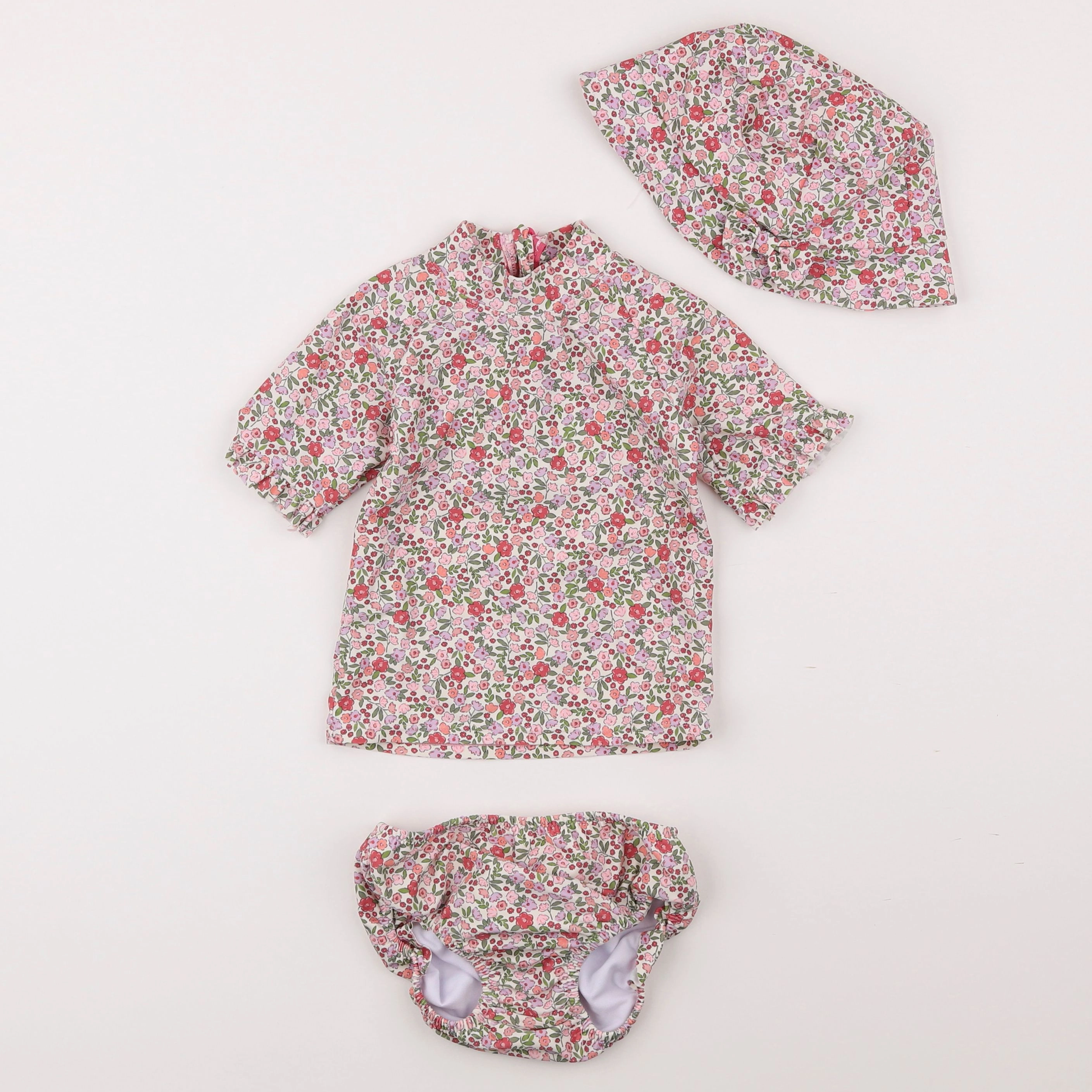 Vertbaudet - ensemble de bain multicolore - 2 ans