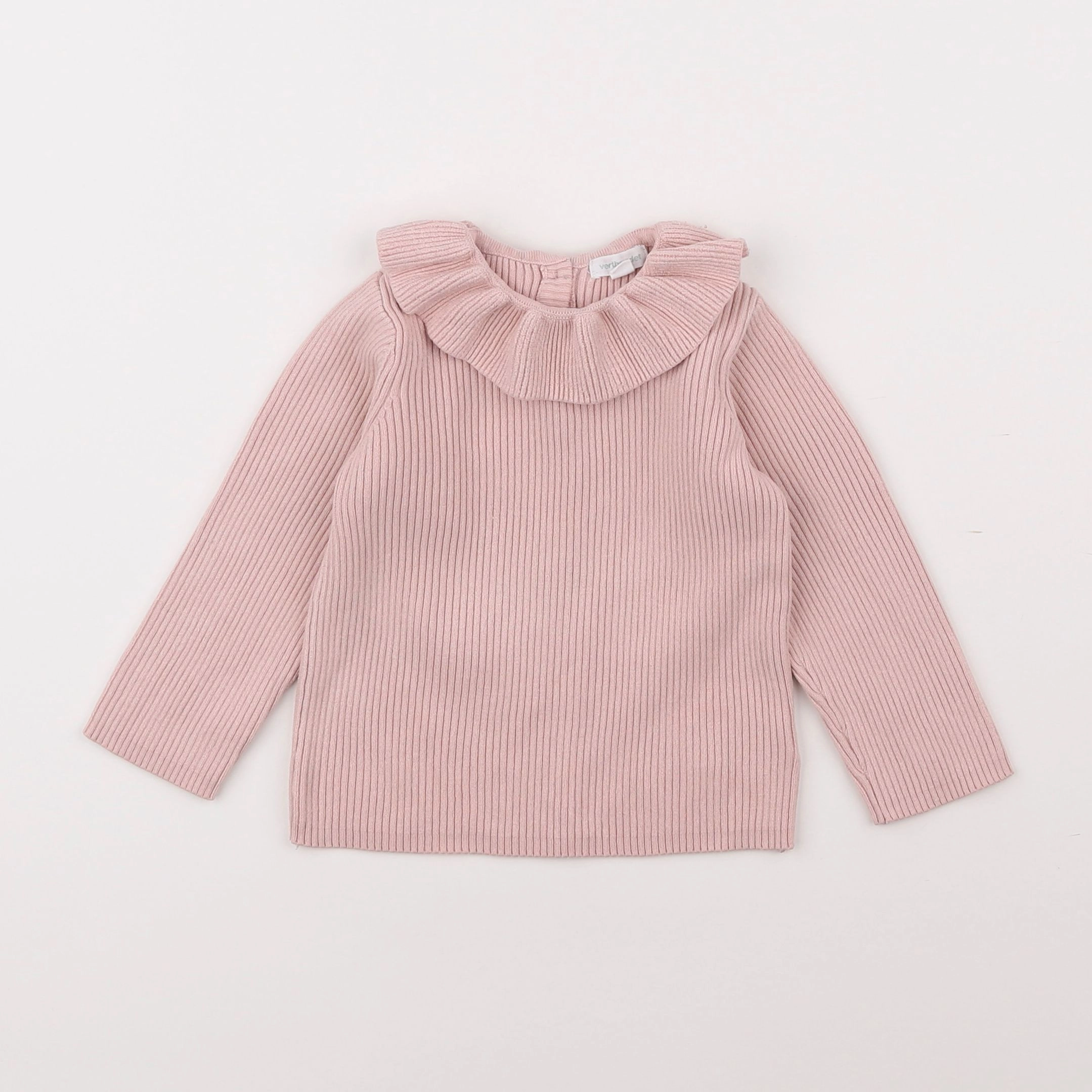 Vertbaudet - pull rose - 18 mois