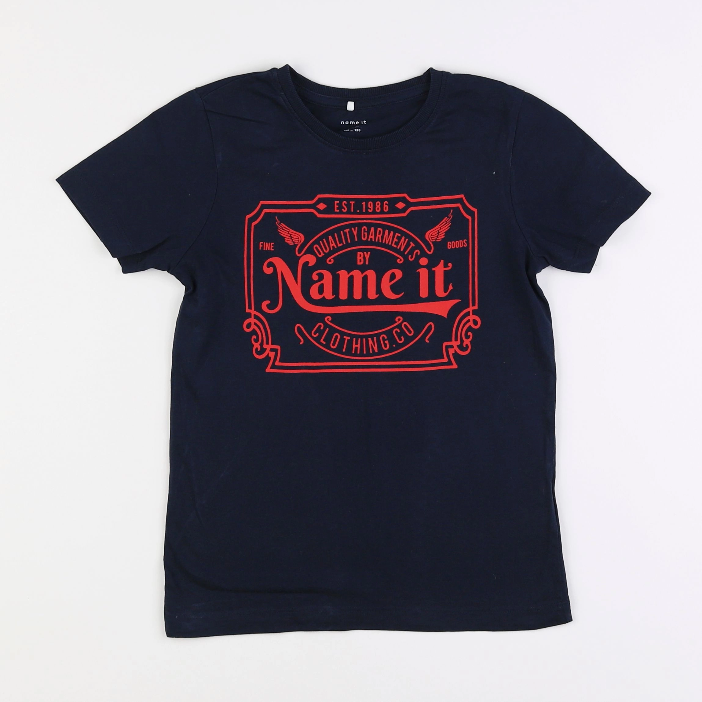 Name it - tee-shirt bleu - 7/8 ans