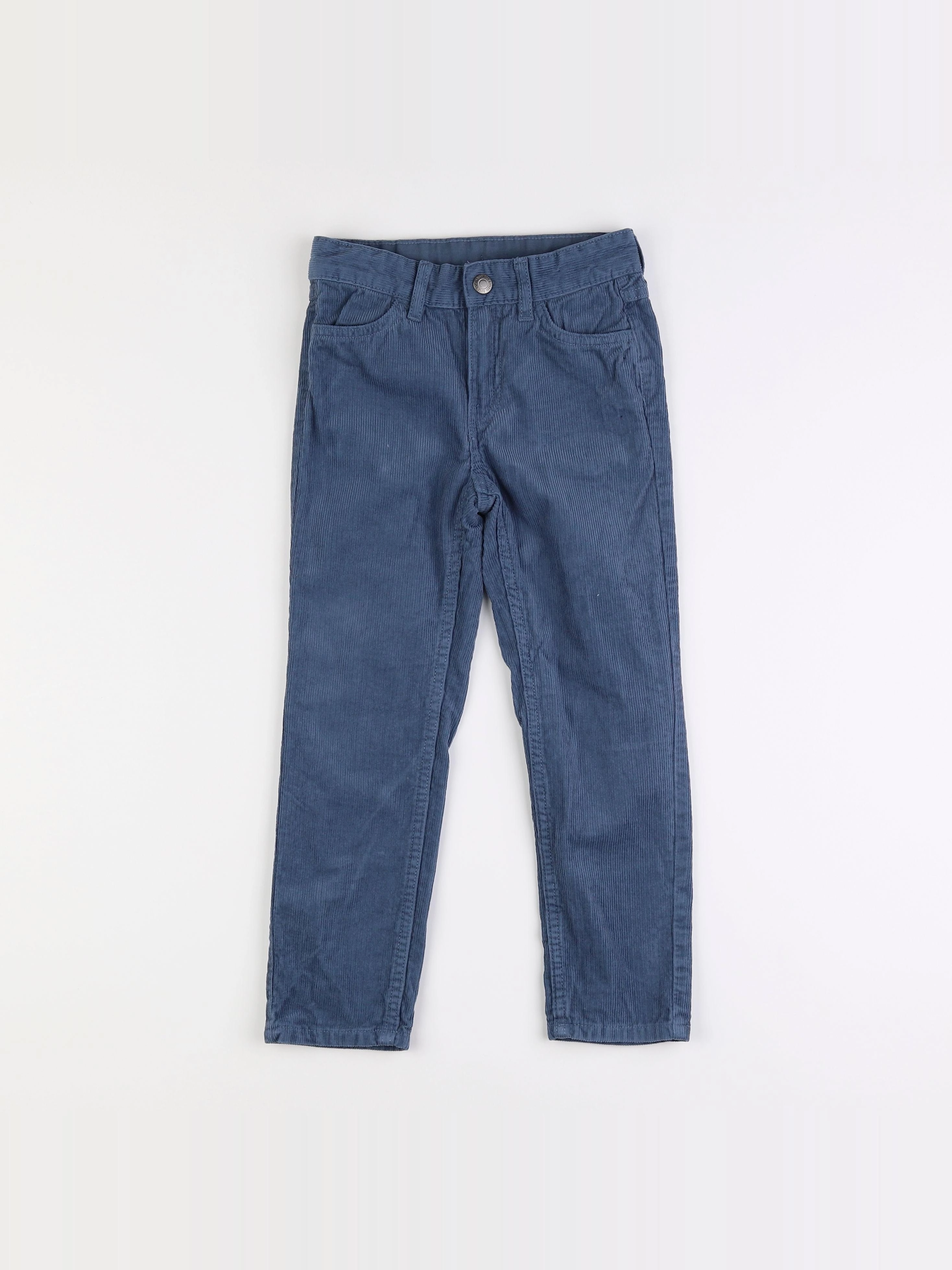 H&M - pantalon bleu - 5/6 ans