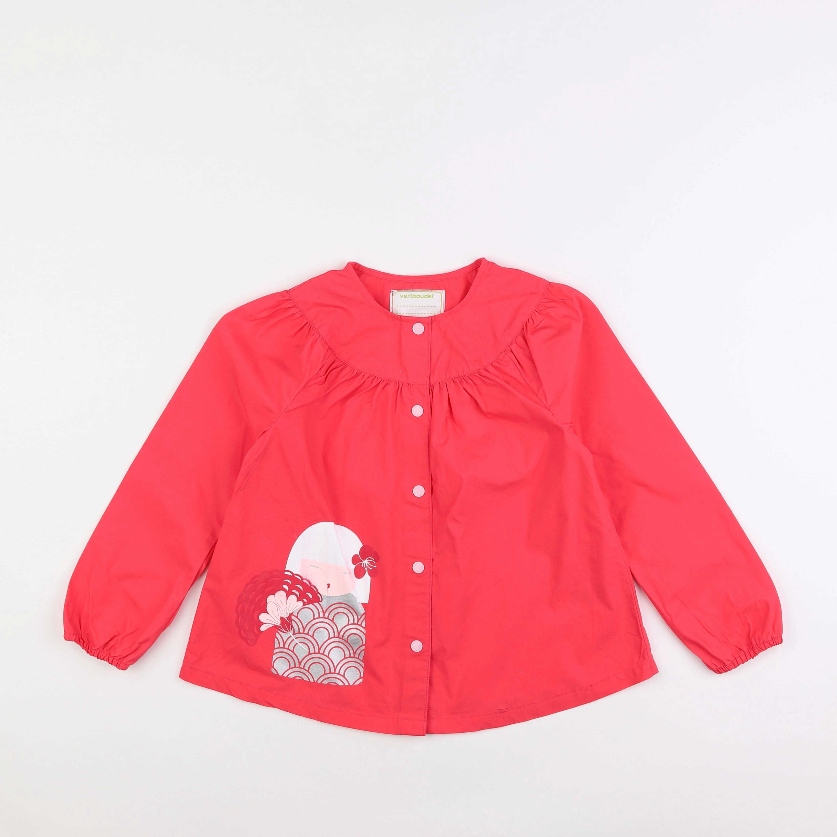 Vertbaudet - blouse rose - 8 ans