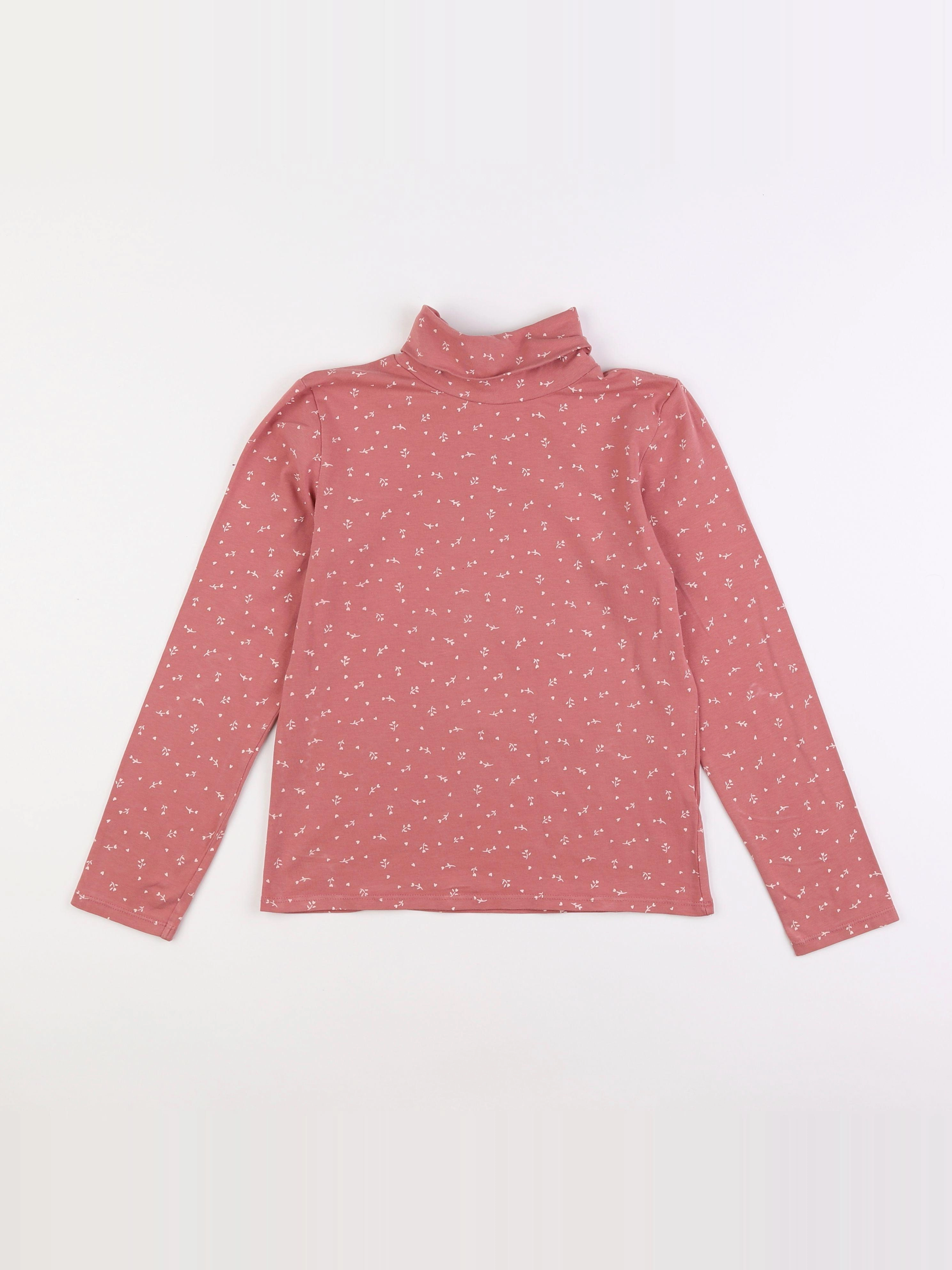 Vertbaudet - sous-pull rose - 10 ans