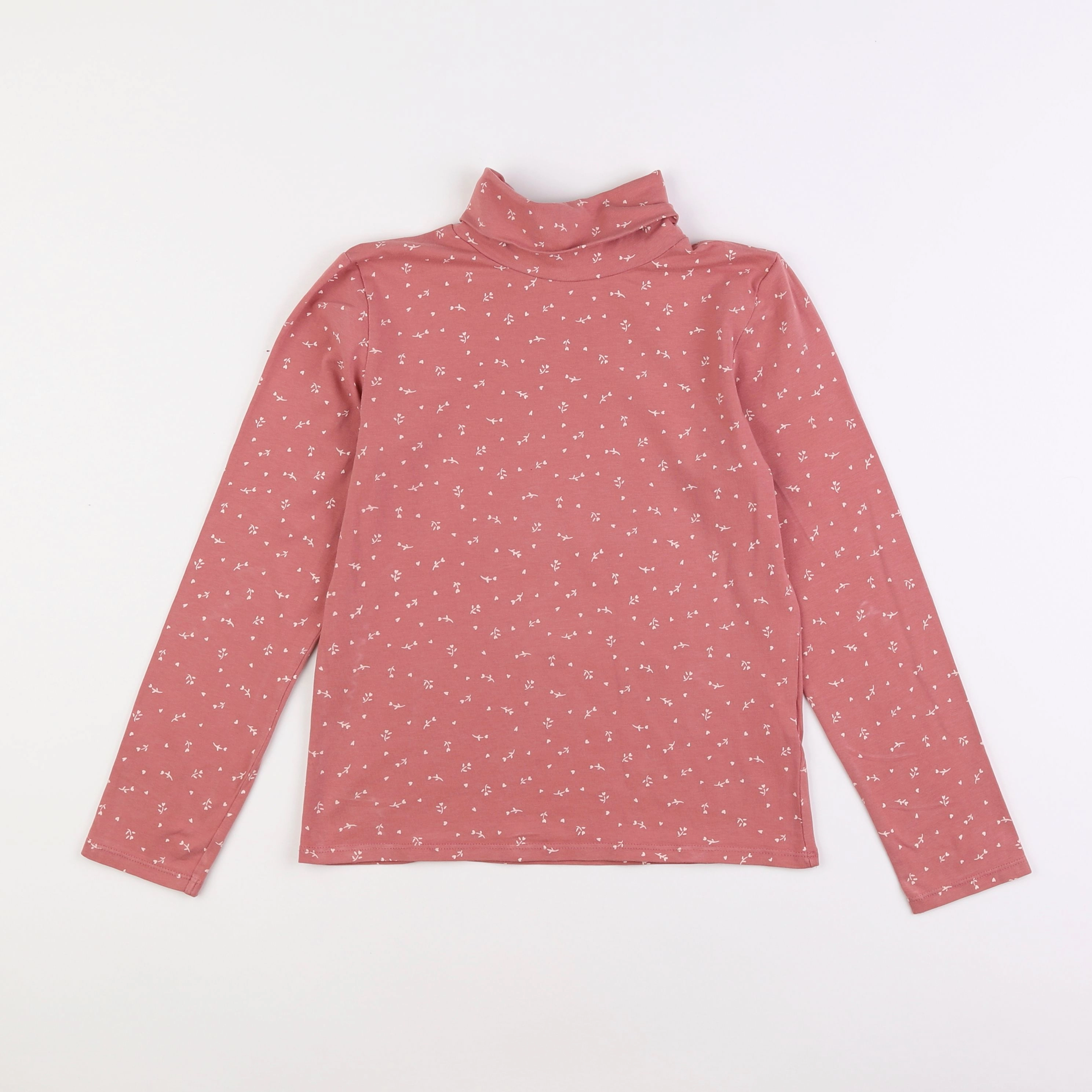 Vertbaudet - sous-pull rose - 10 ans