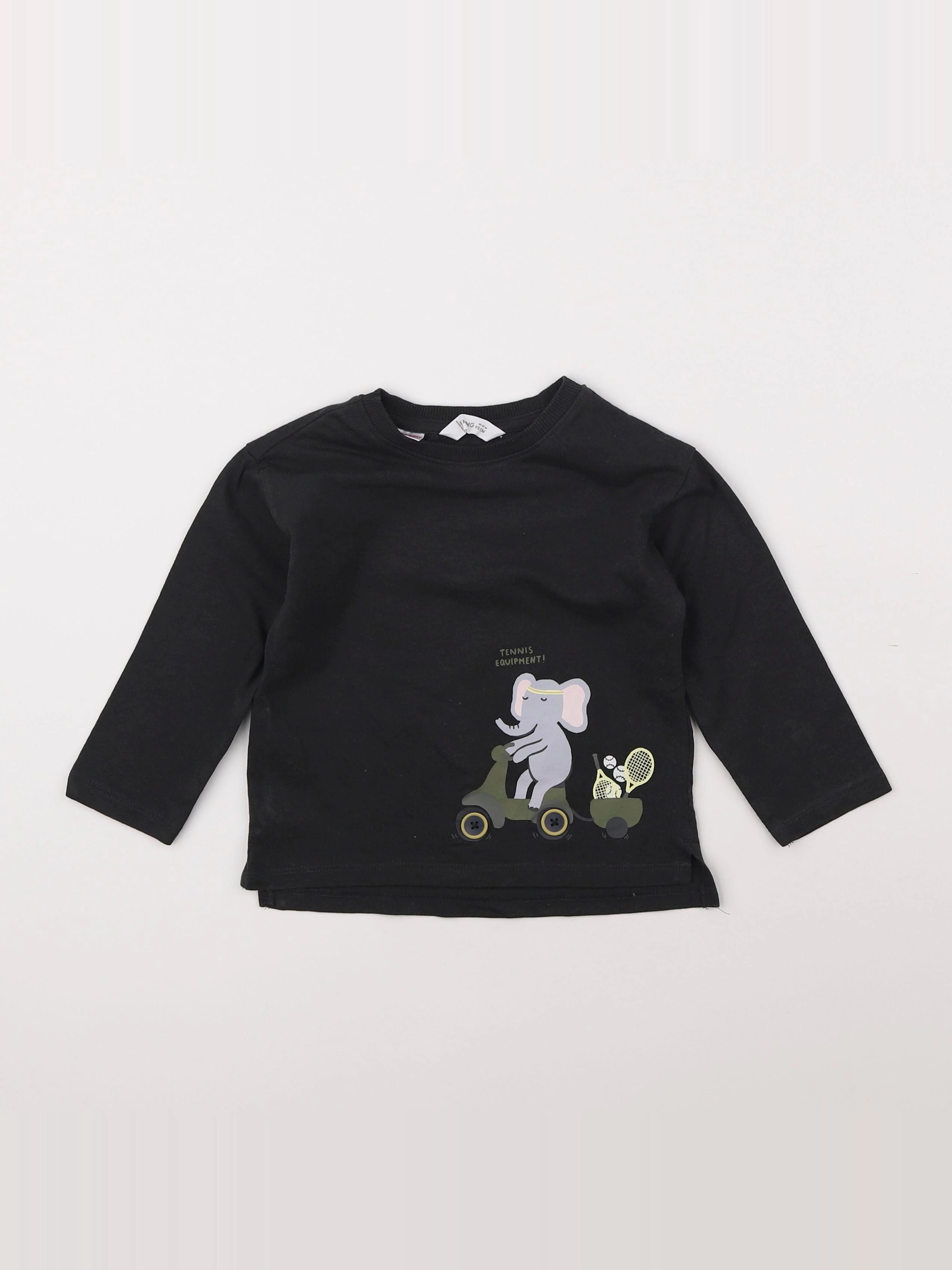 Mango - tee-shirt gris - 18 mois à 2 ans