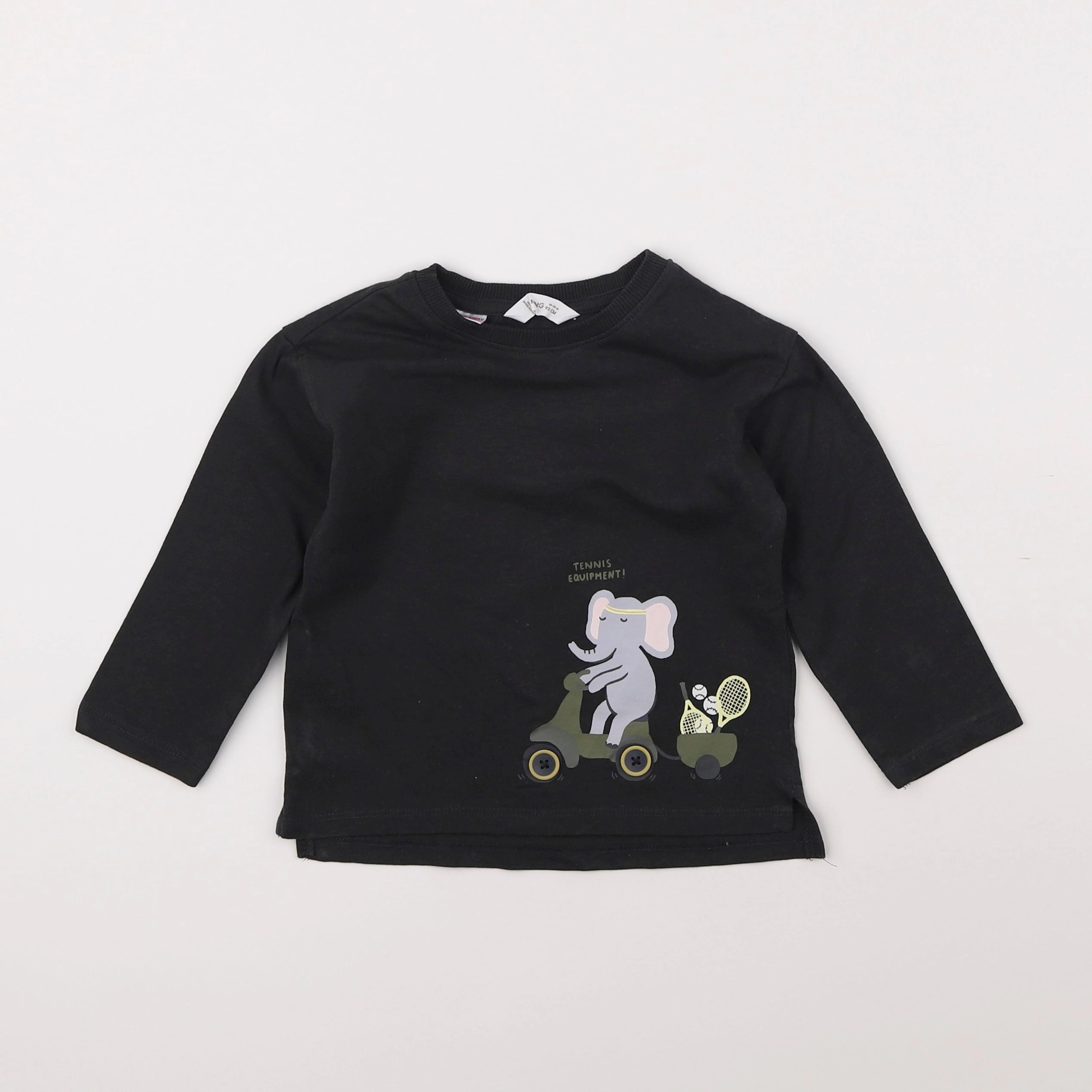 Mango - tee-shirt gris - 18 mois à 2 ans