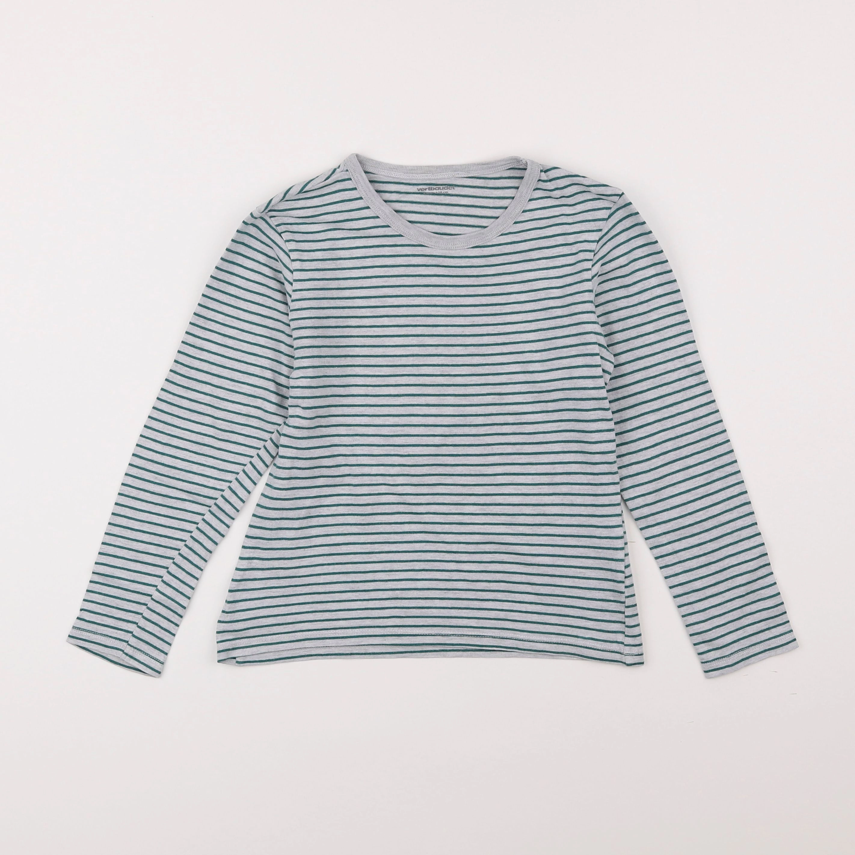 Vertbaudet - tee-shirt gris - 8 ans