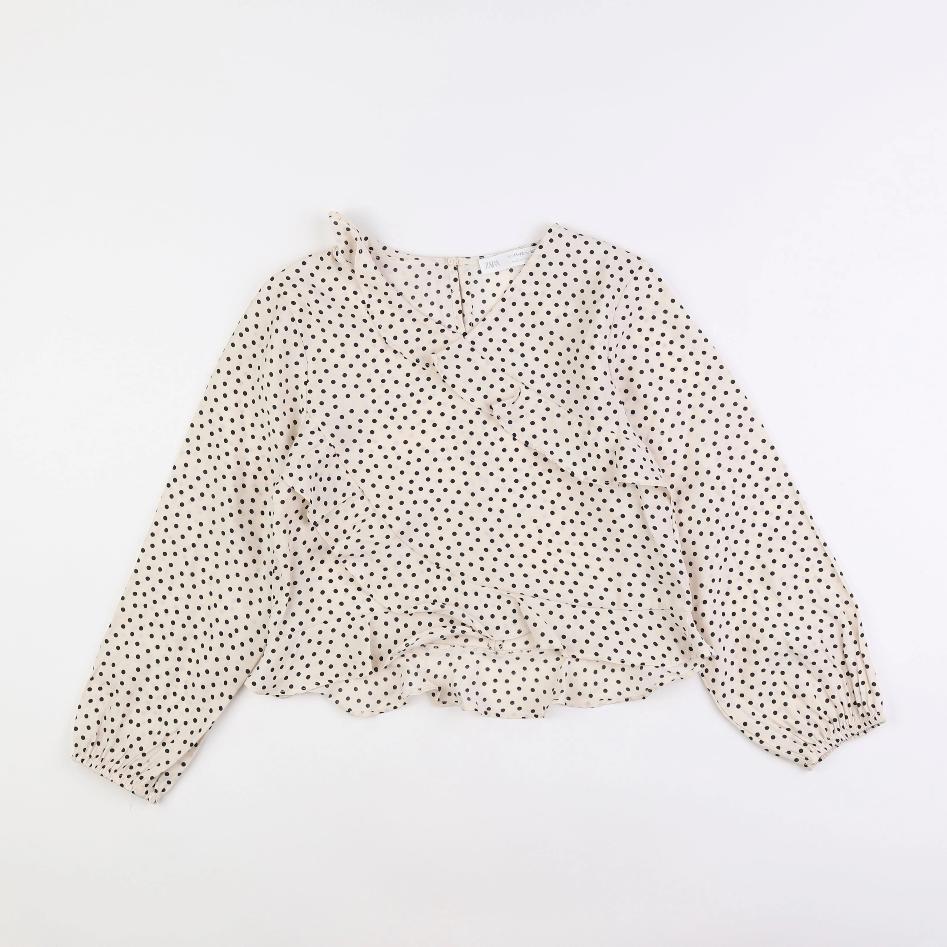 Zara - blouse beige - 11/12 ans