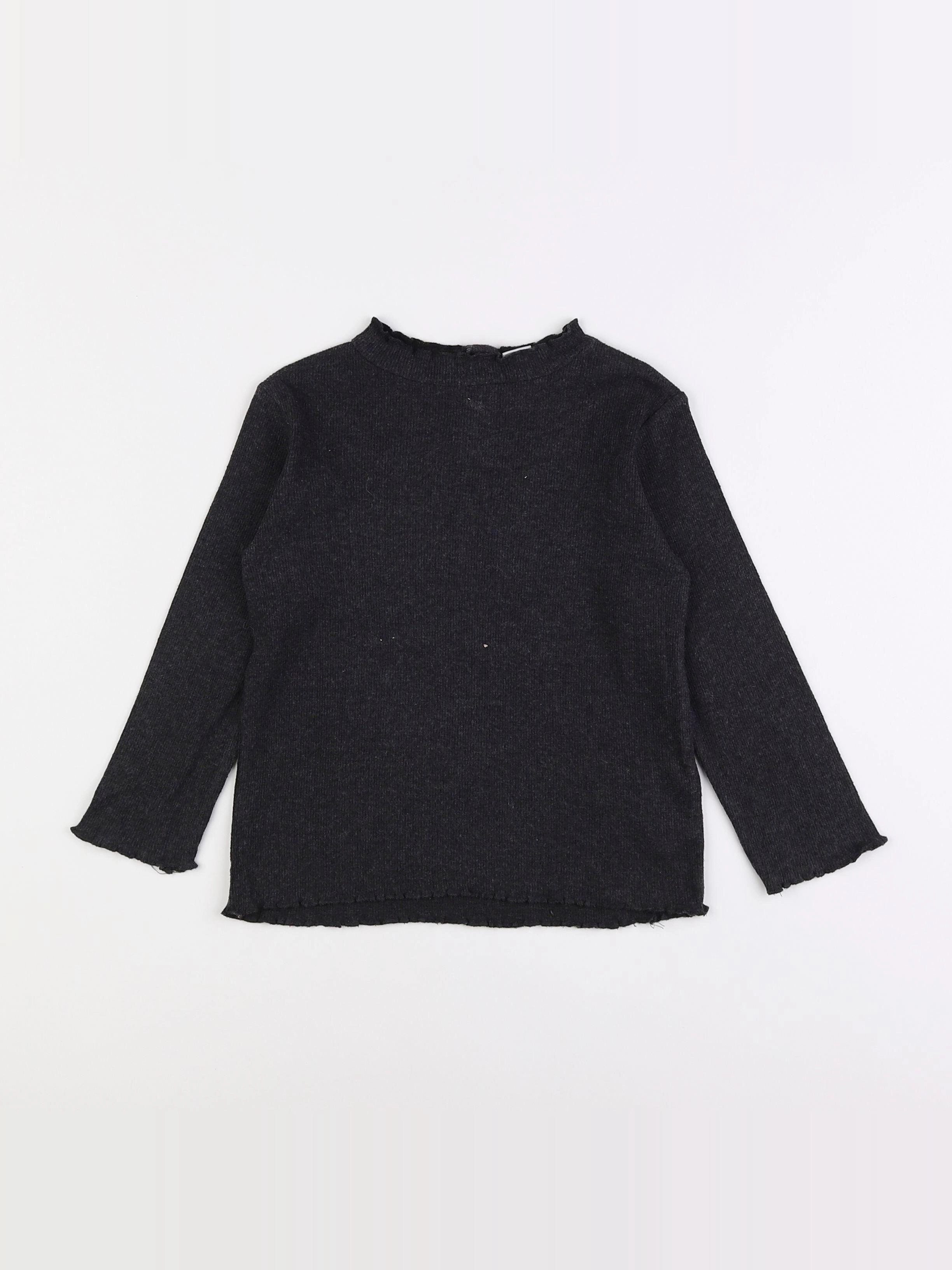 Zara - tee-shirt gris - 4/5 ans