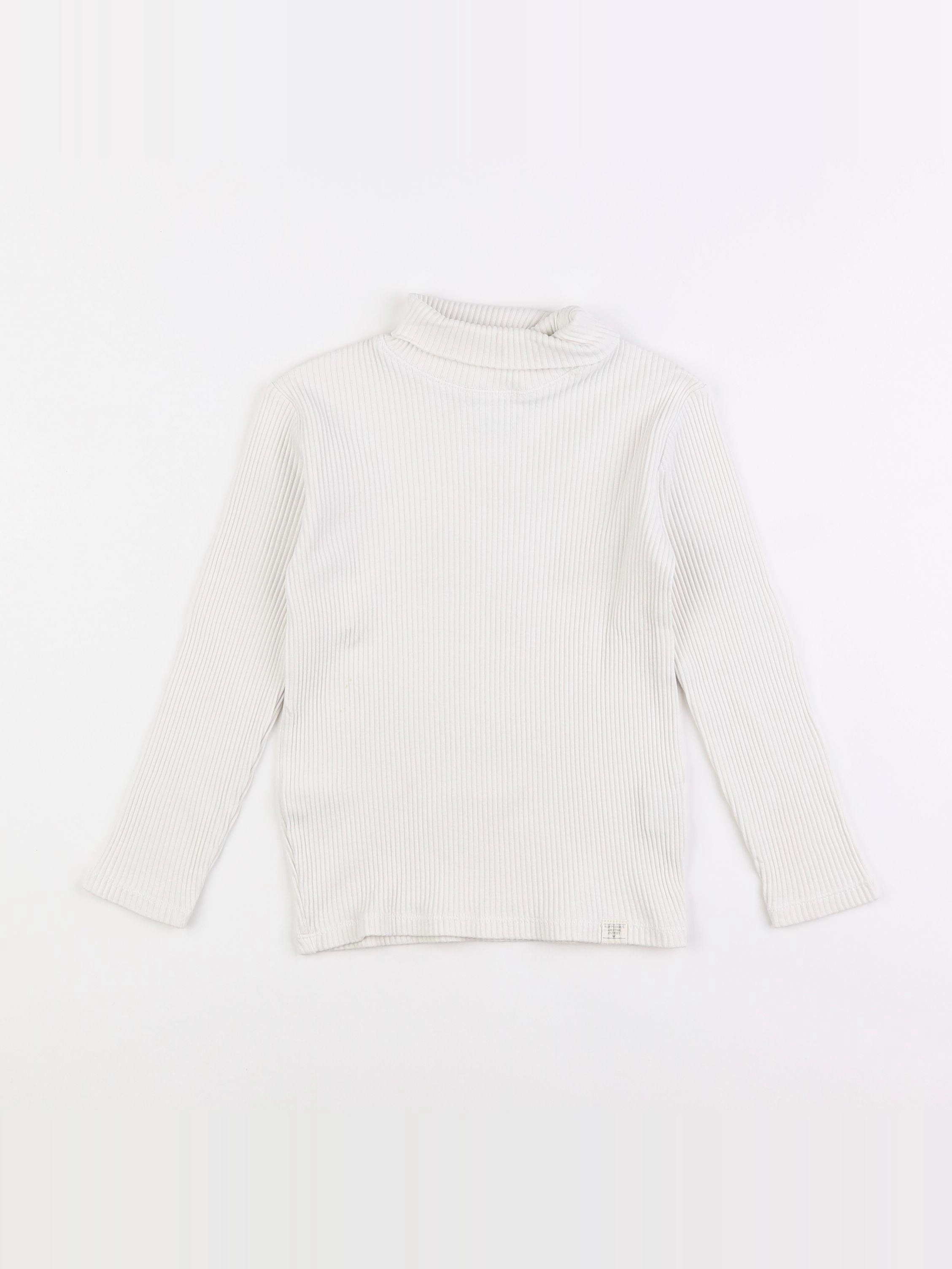 Zara - sous-pull blanc - 5/6 ans