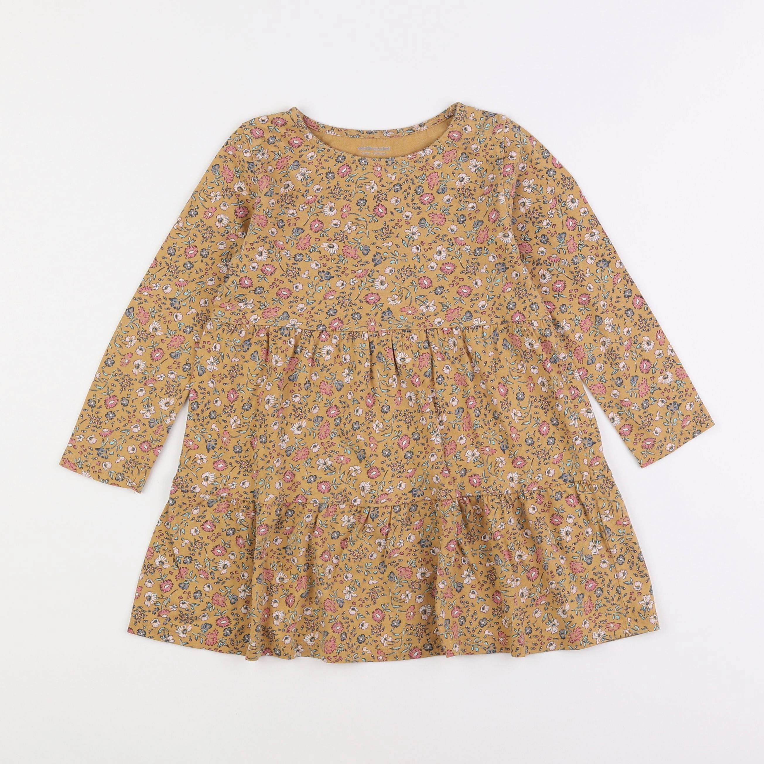 Vertbaudet - robe jaune - 4 ans