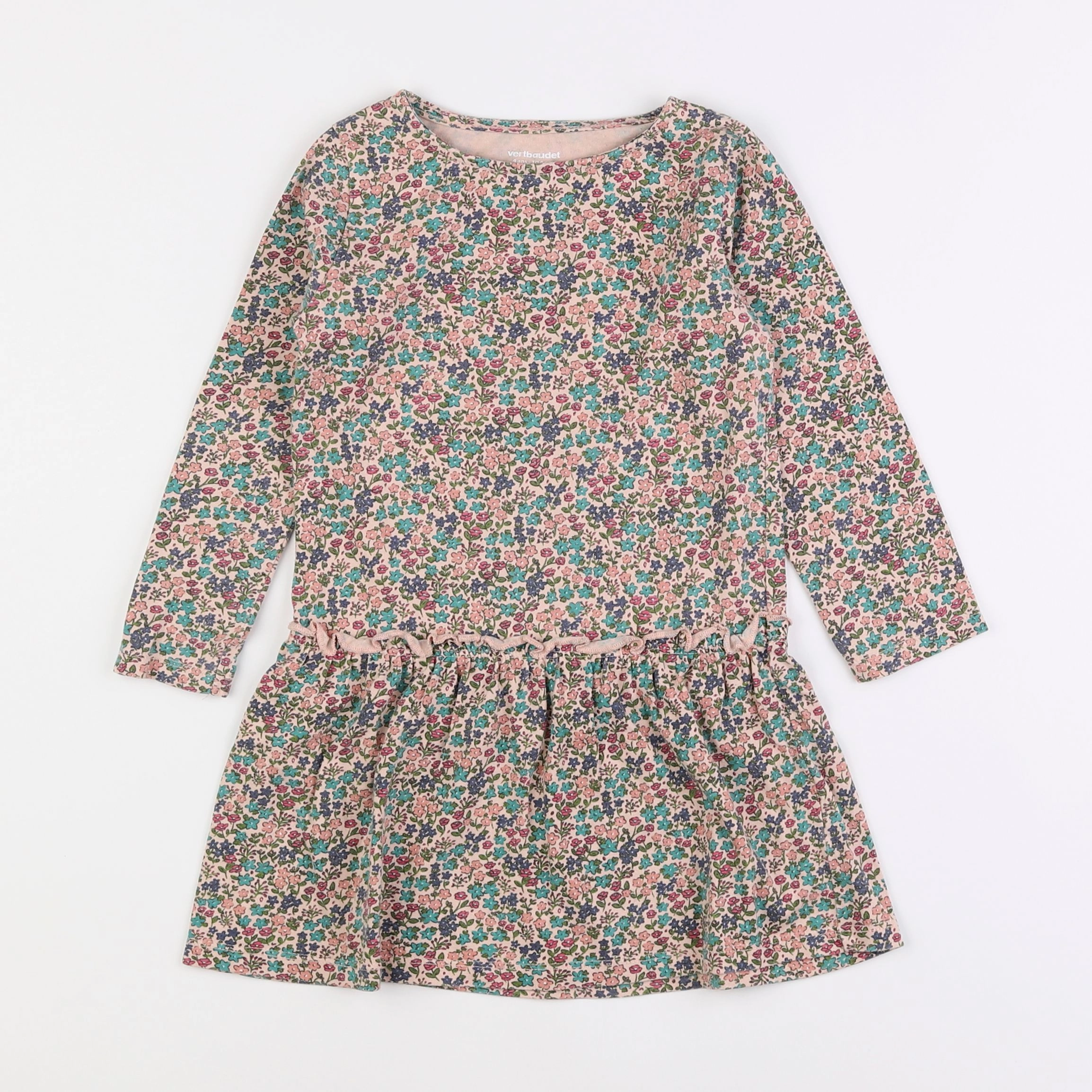 Vertbaudet - robe rose - 4 ans