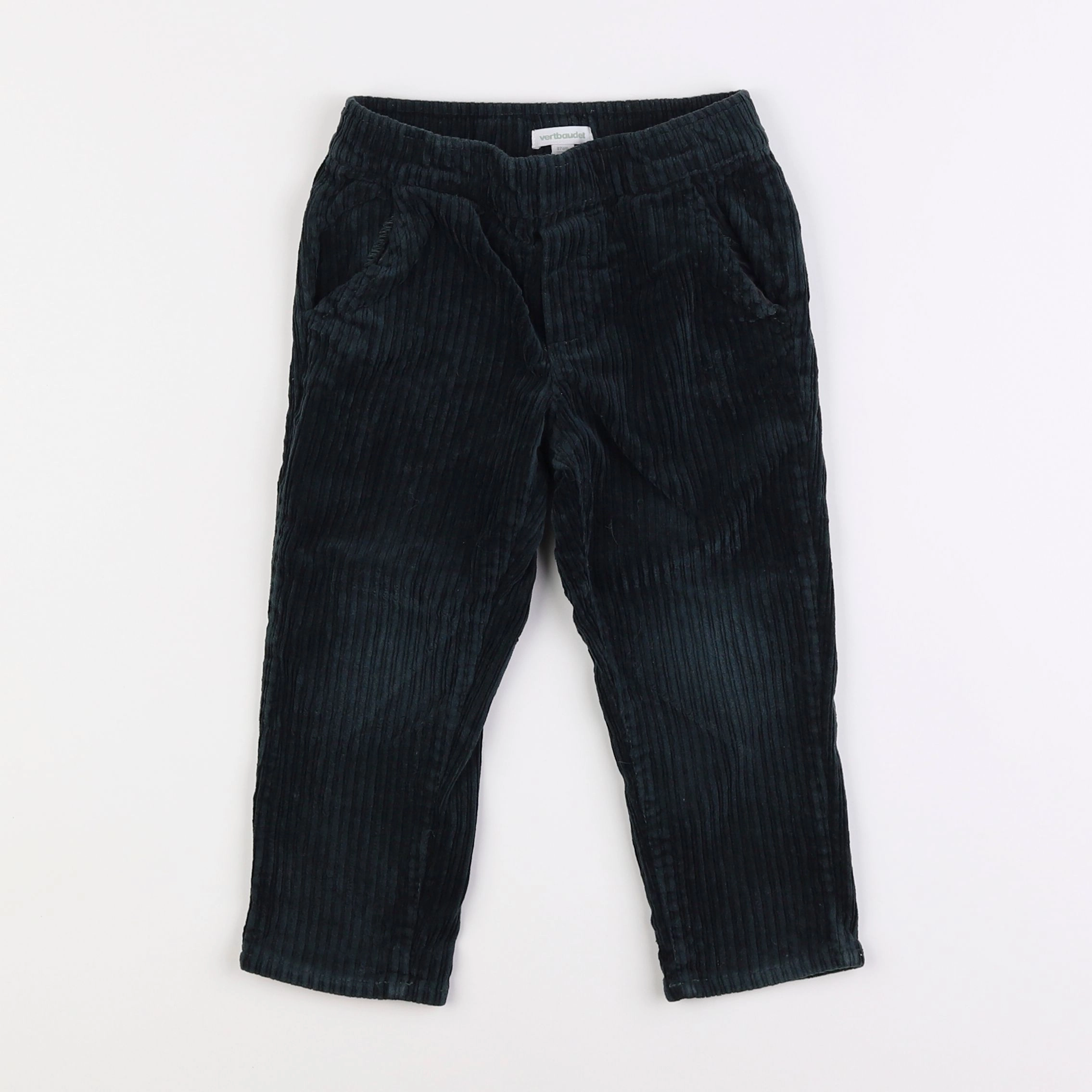 Vertbaudet - pantalon vert - 3 ans