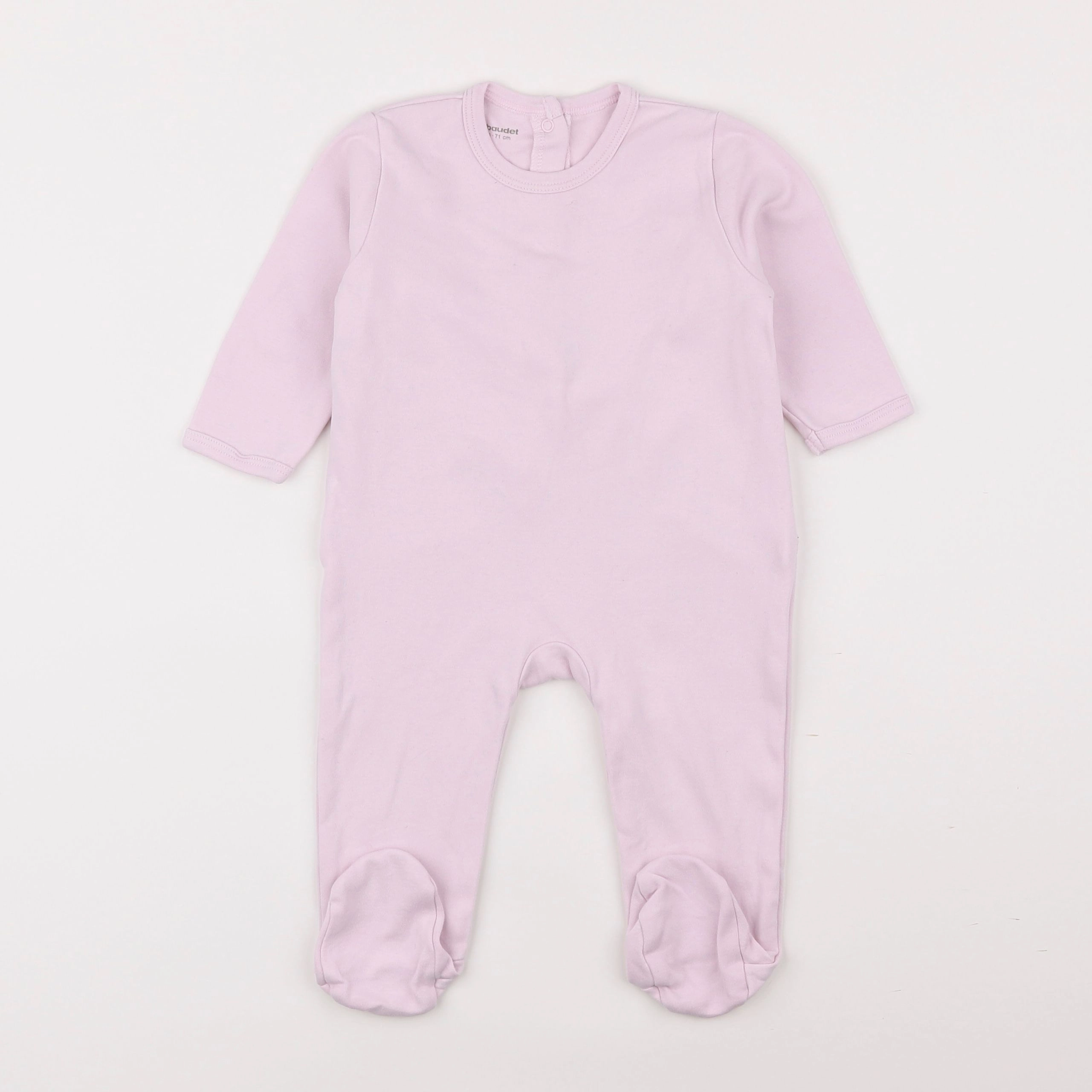 Vertbaudet - pyjama coton rose - 9 mois