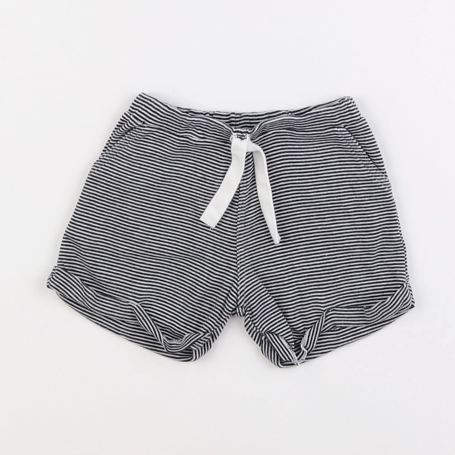 Petit Bateau - short bleu - 2 ans