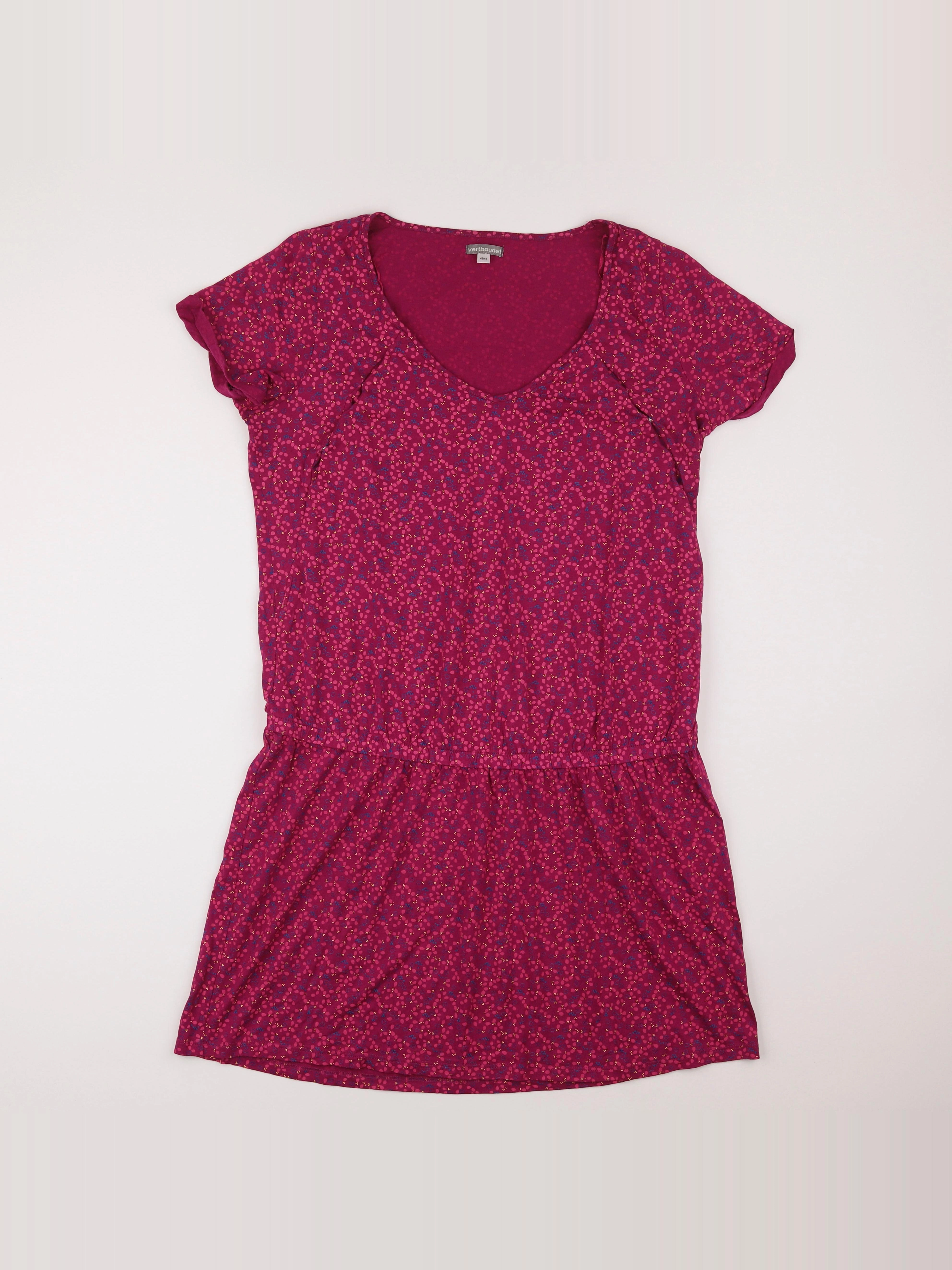 Vertbaudet - robe grossesse rose - 42 à 44