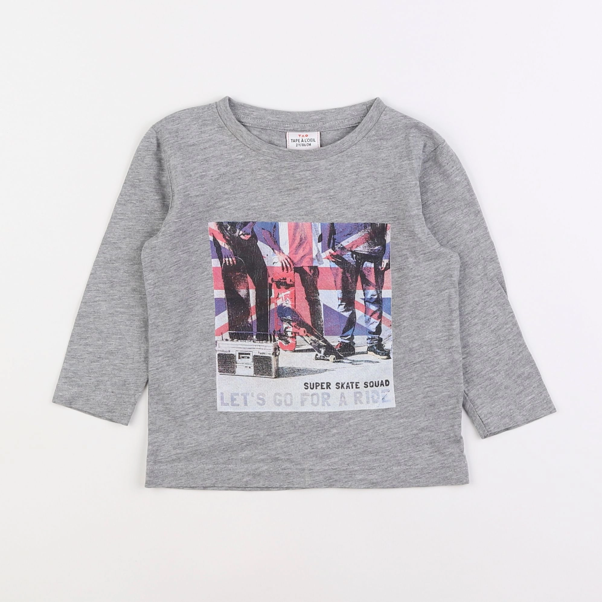 Tape à l'oeil - tee-shirt gris - 2 ans
