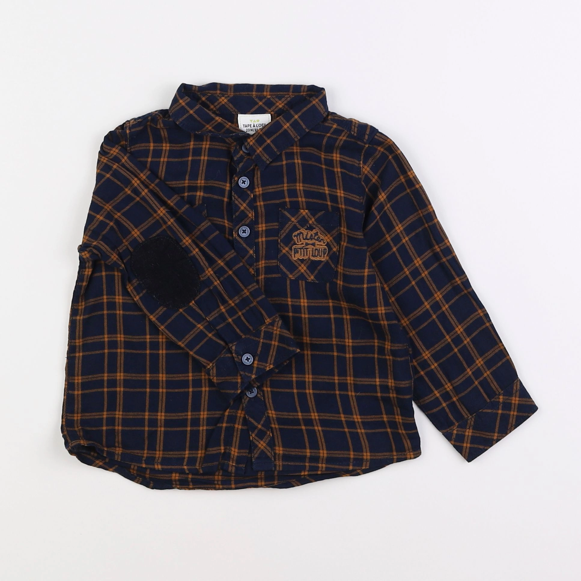 Tape à l'oeil - chemise bleu - 2 ans