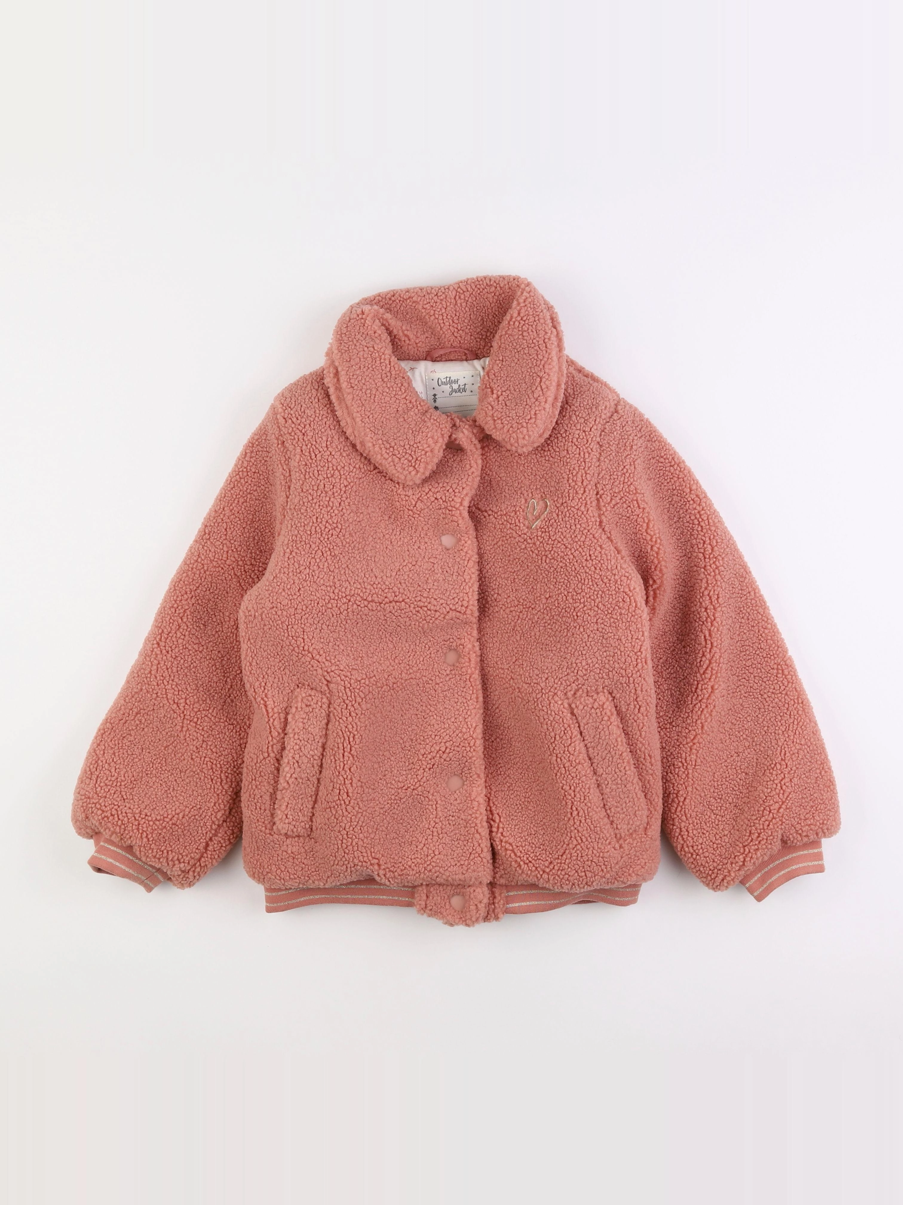 Vertbaudet - veste rose - 9 ans