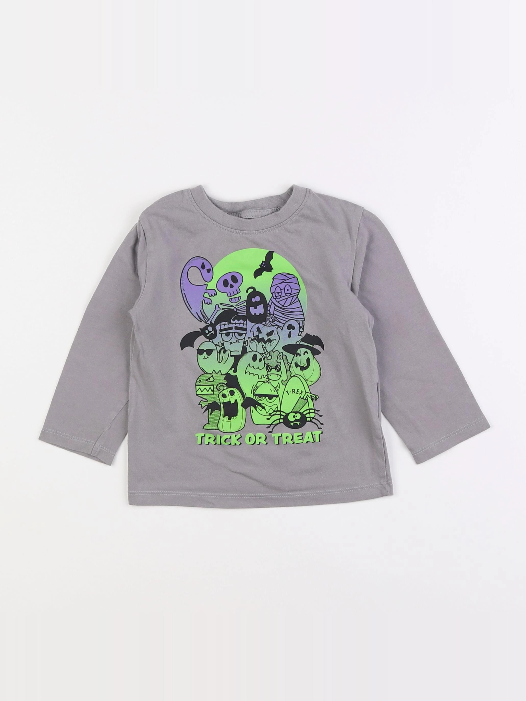 H&M - tee-shirt gris - 18 mois à 2 ans