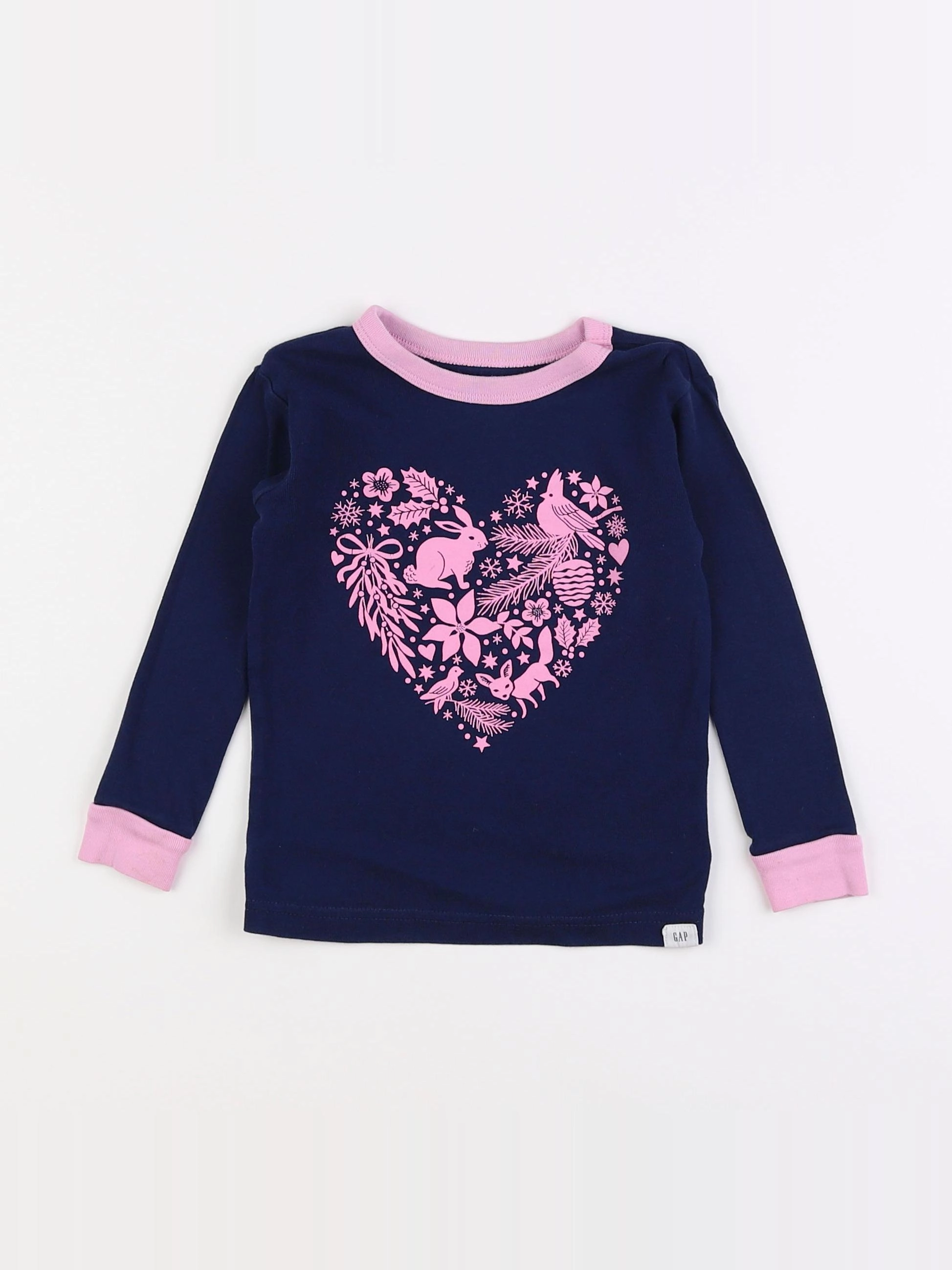 GAP - tee-shirt bleu - 18 mois à 2 ans