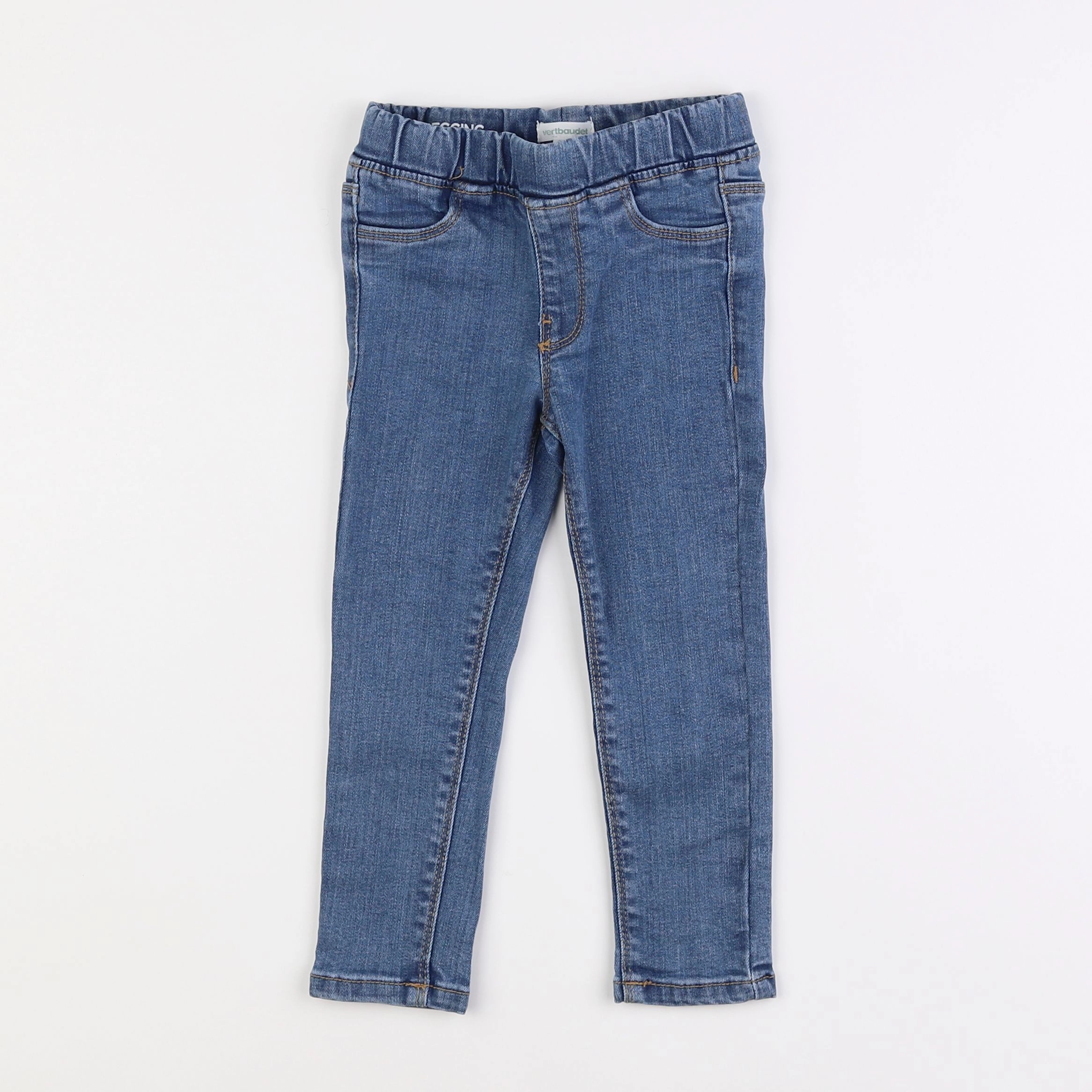 Vertbaudet - jegging bleu - 3 ans