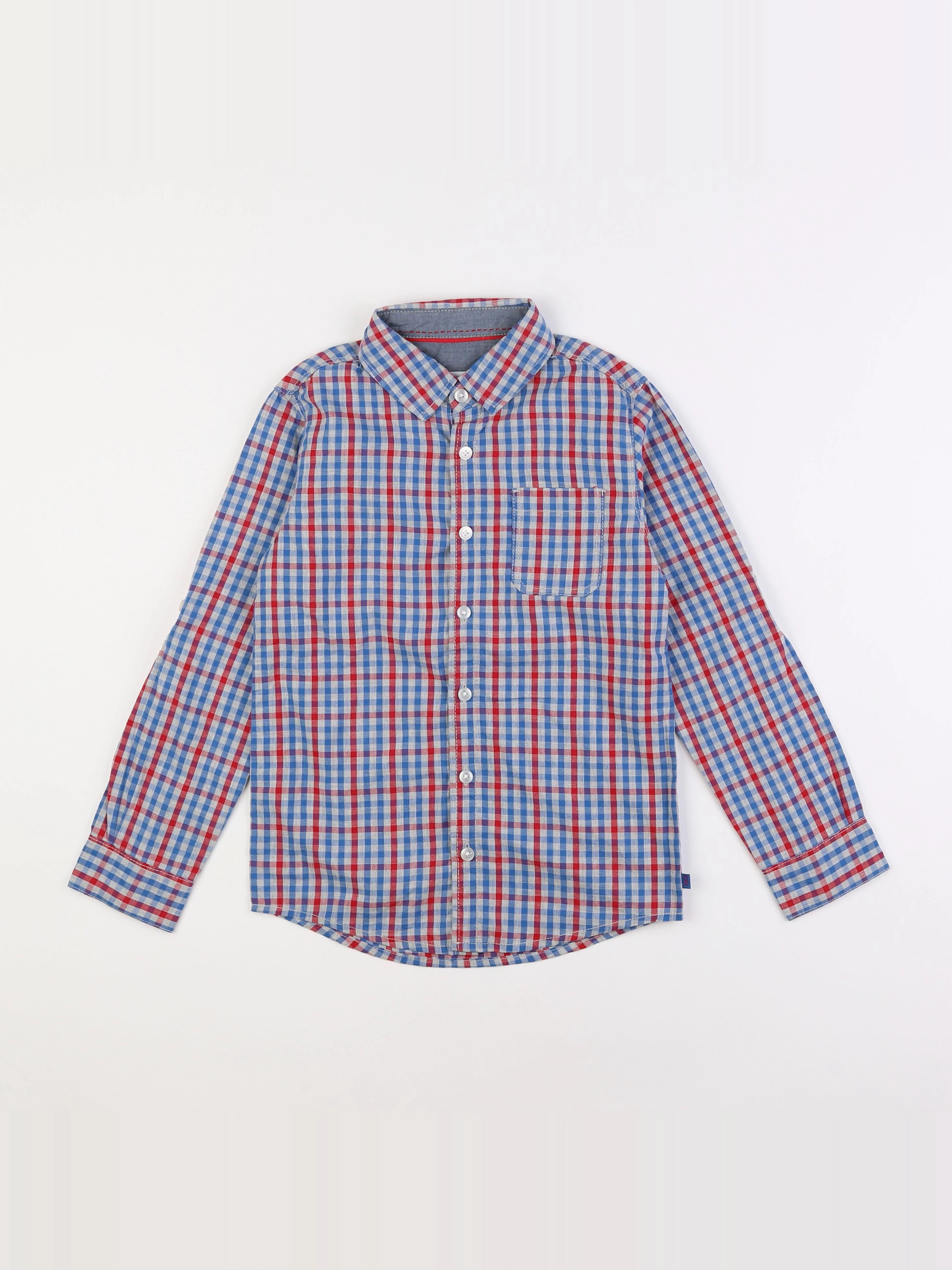 Okaidi - chemise bleu - 8 ans