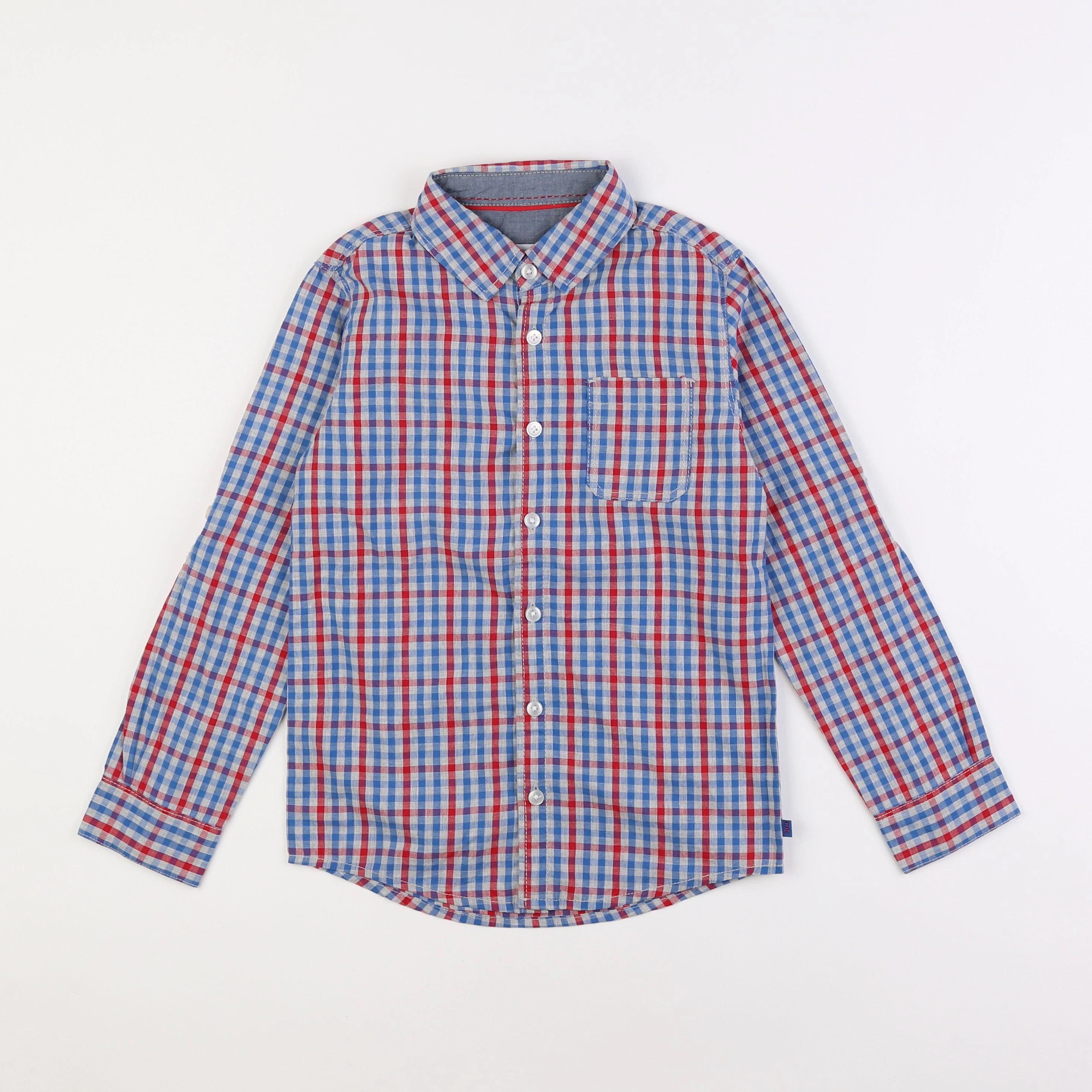 Okaidi - chemise bleu - 8 ans