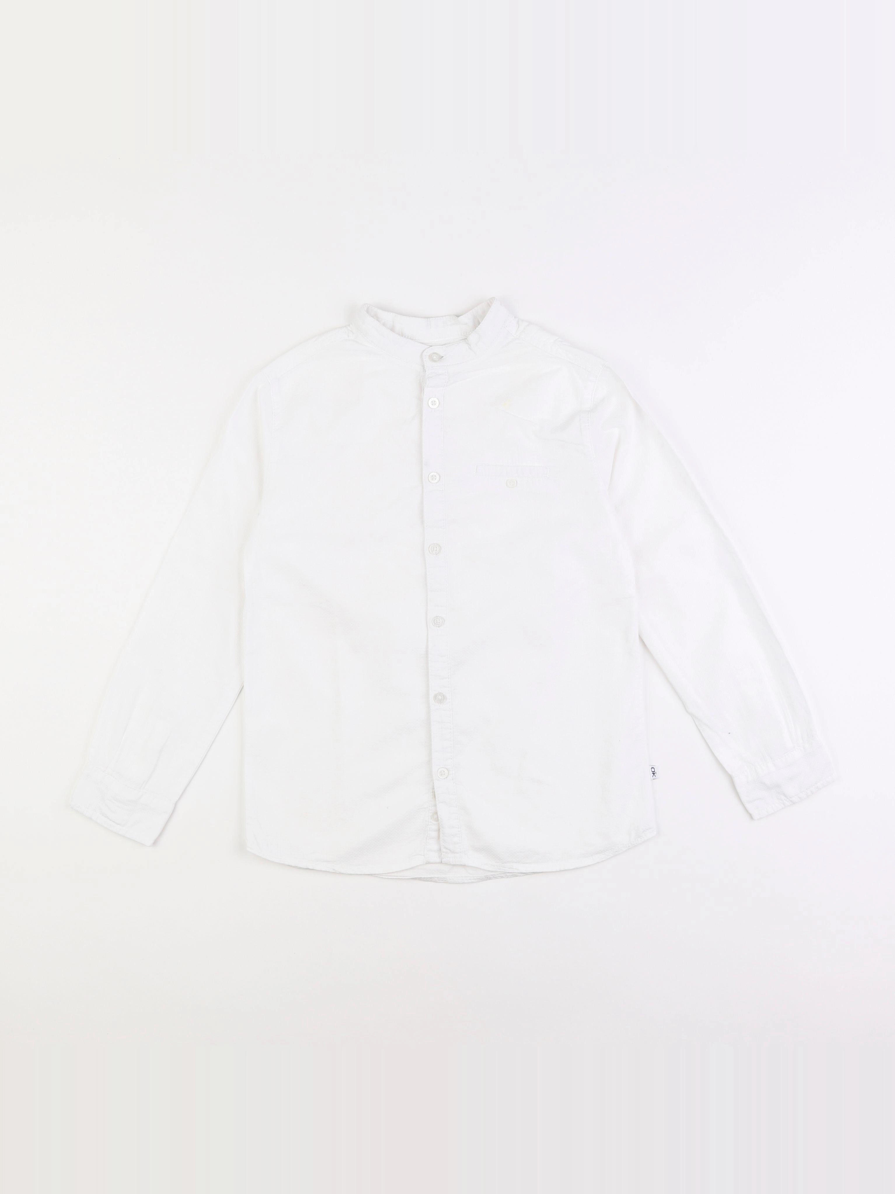 Okaidi - chemise blanc - 8 ans
