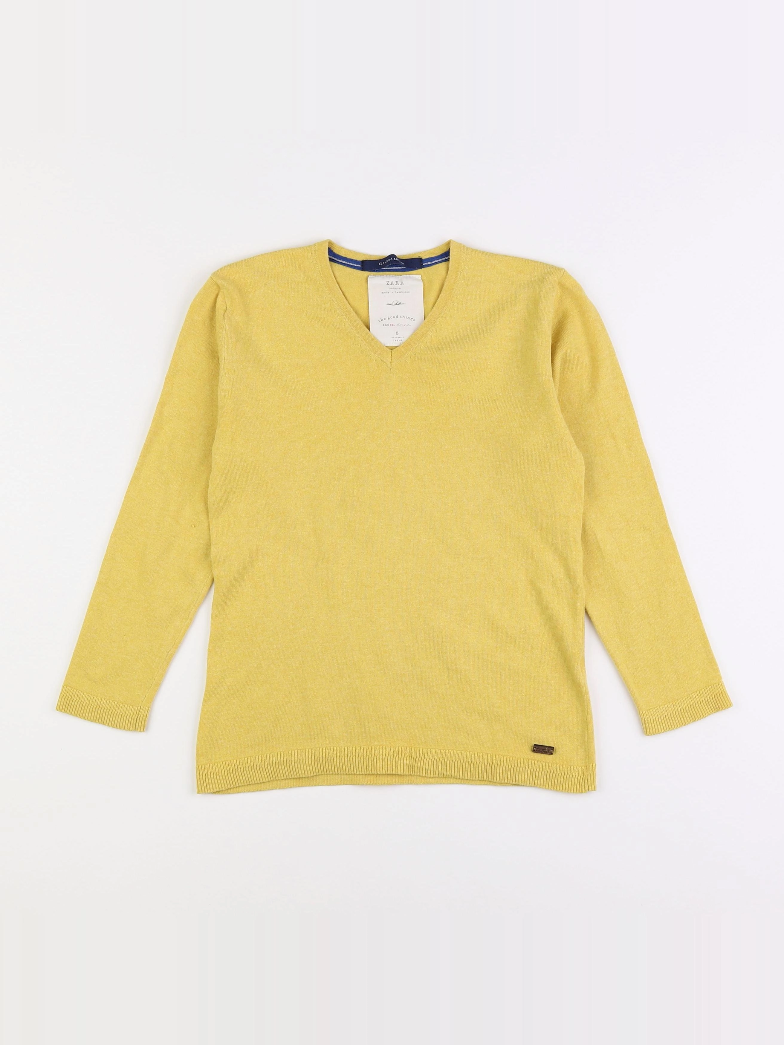 Zara - pull jaune - 8 ans