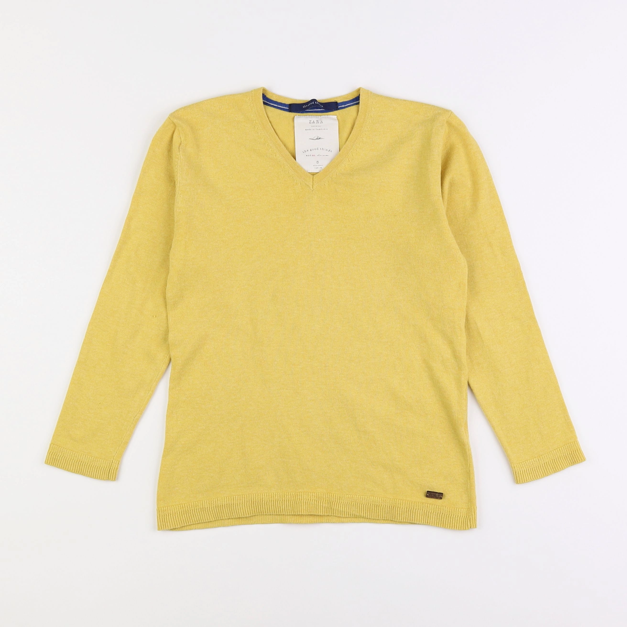 Zara - pull jaune - 8 ans