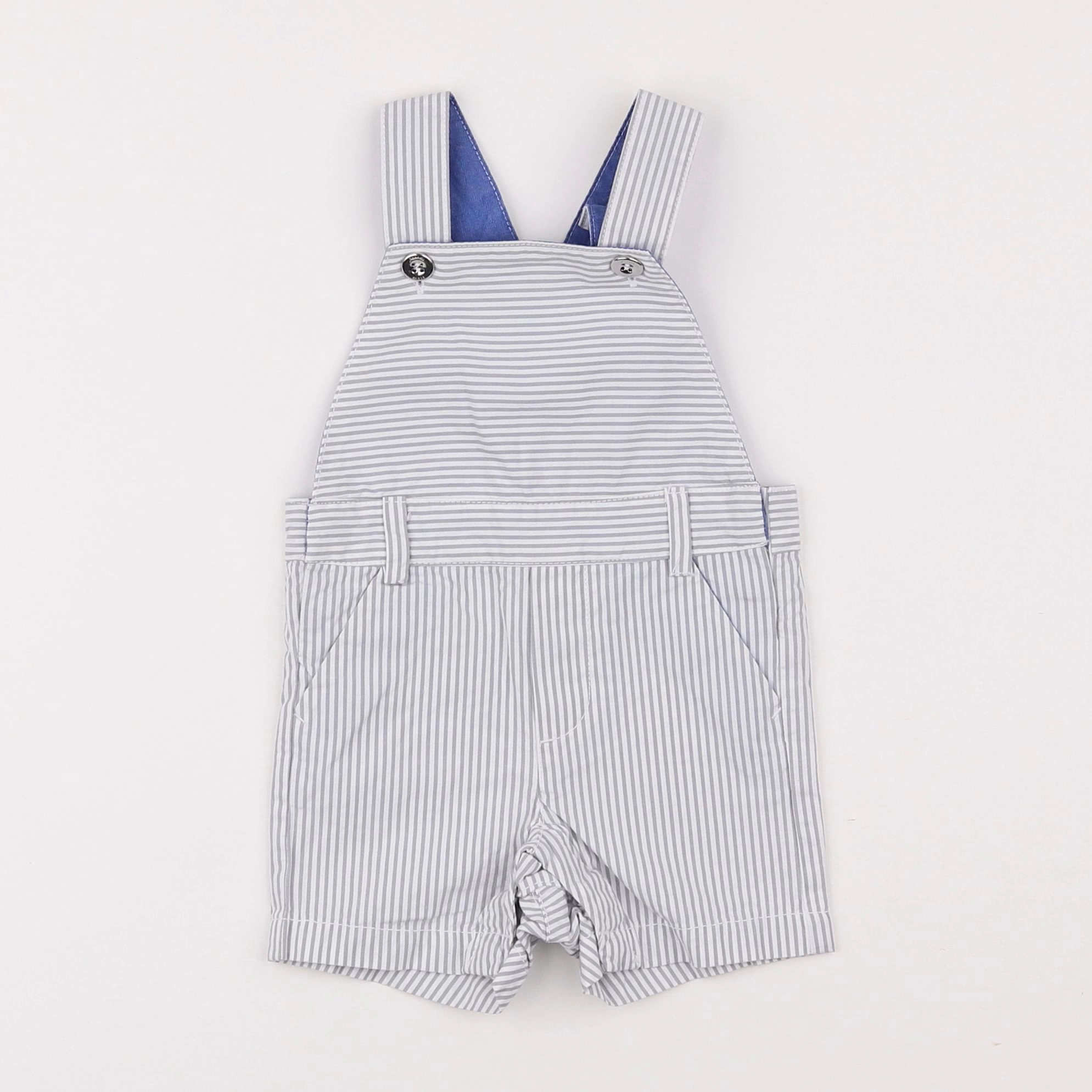 Jacadi - salopette gris - 6 mois