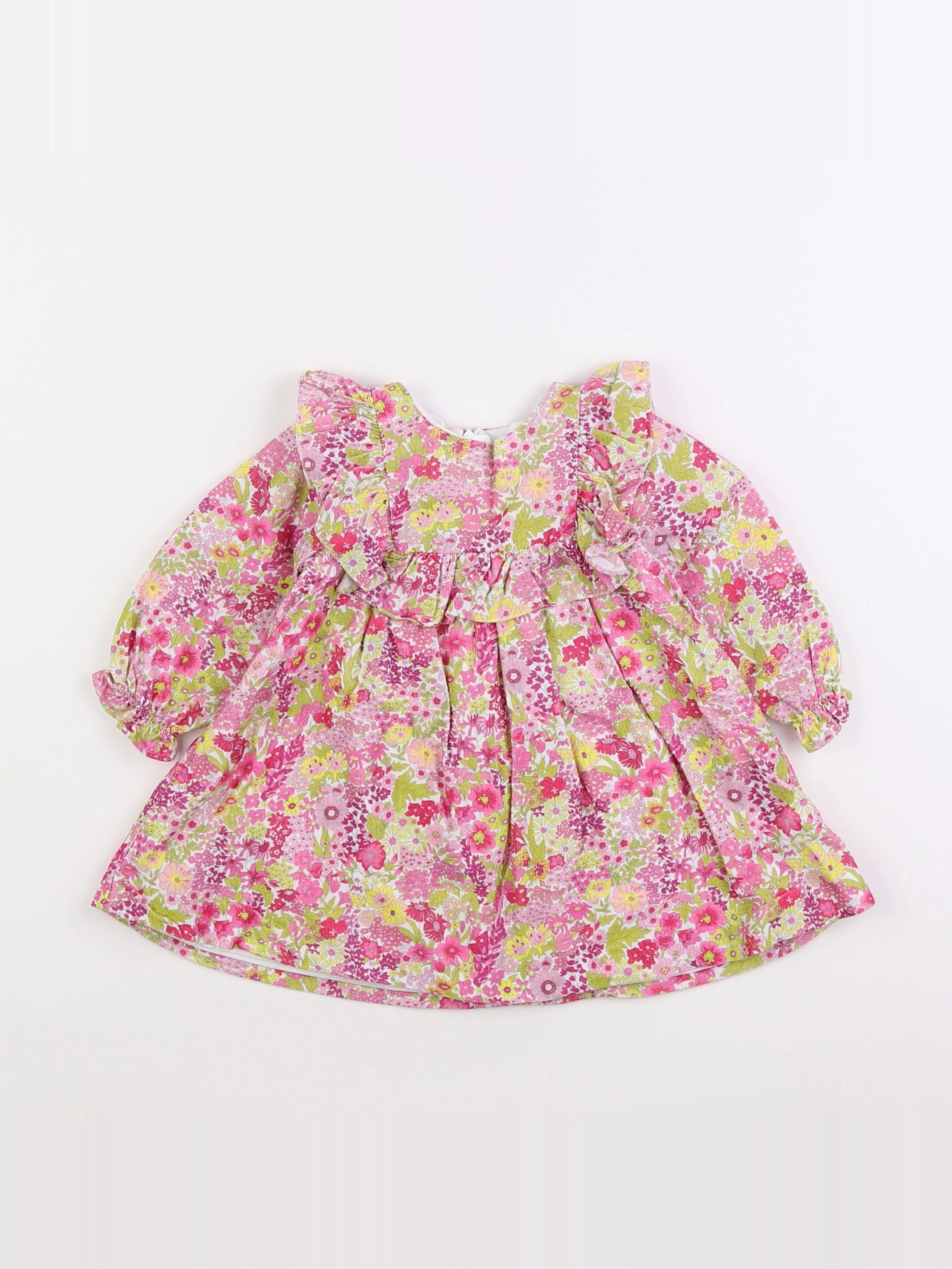 Jacadi - robe liberty multicolore - 12 mois