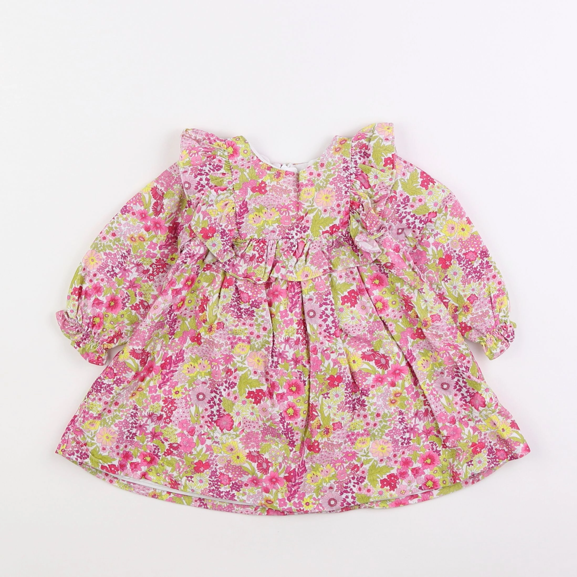 Jacadi - robe liberty multicolore - 12 mois