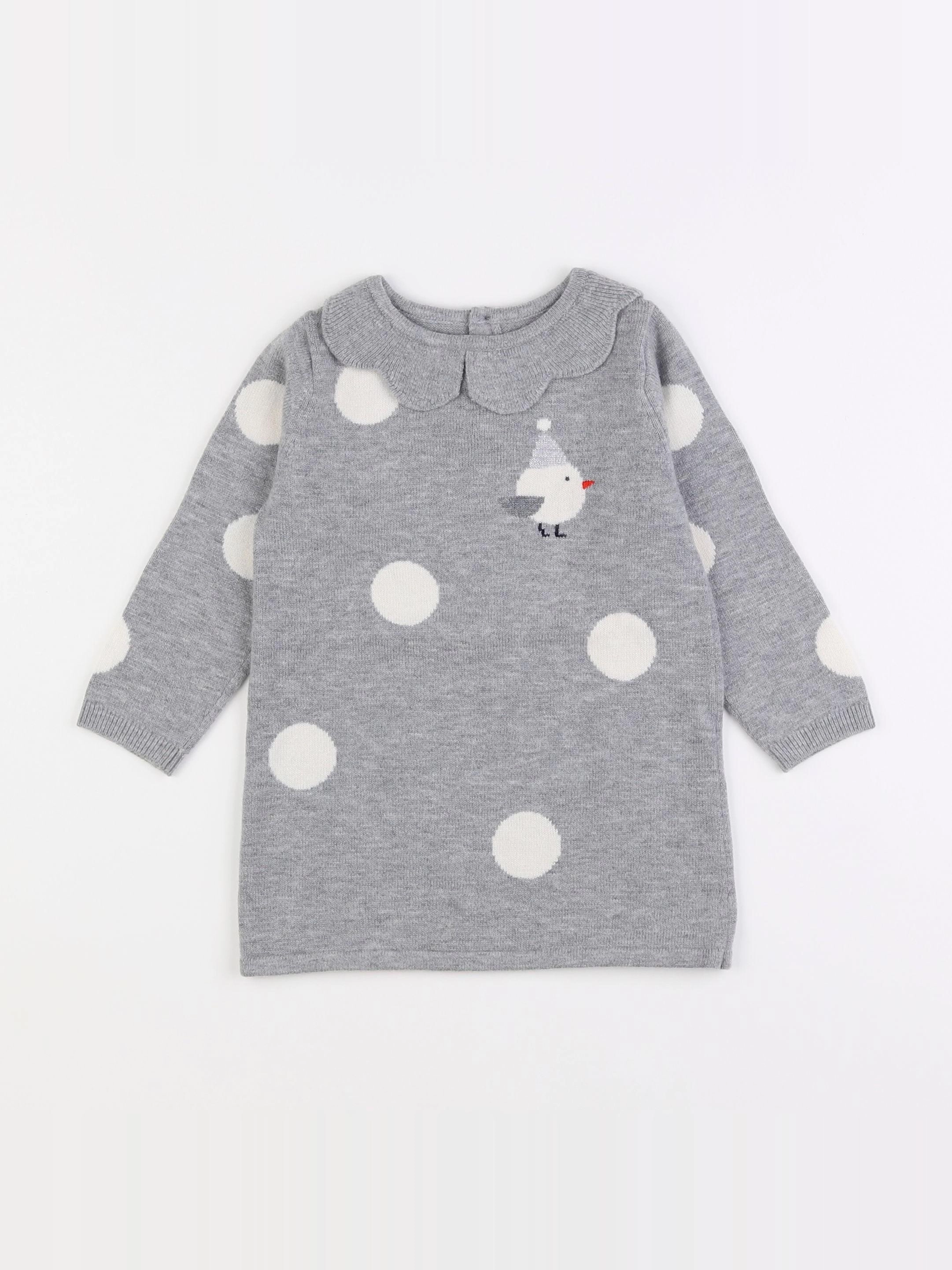 Jacadi - robe gris - 18 mois