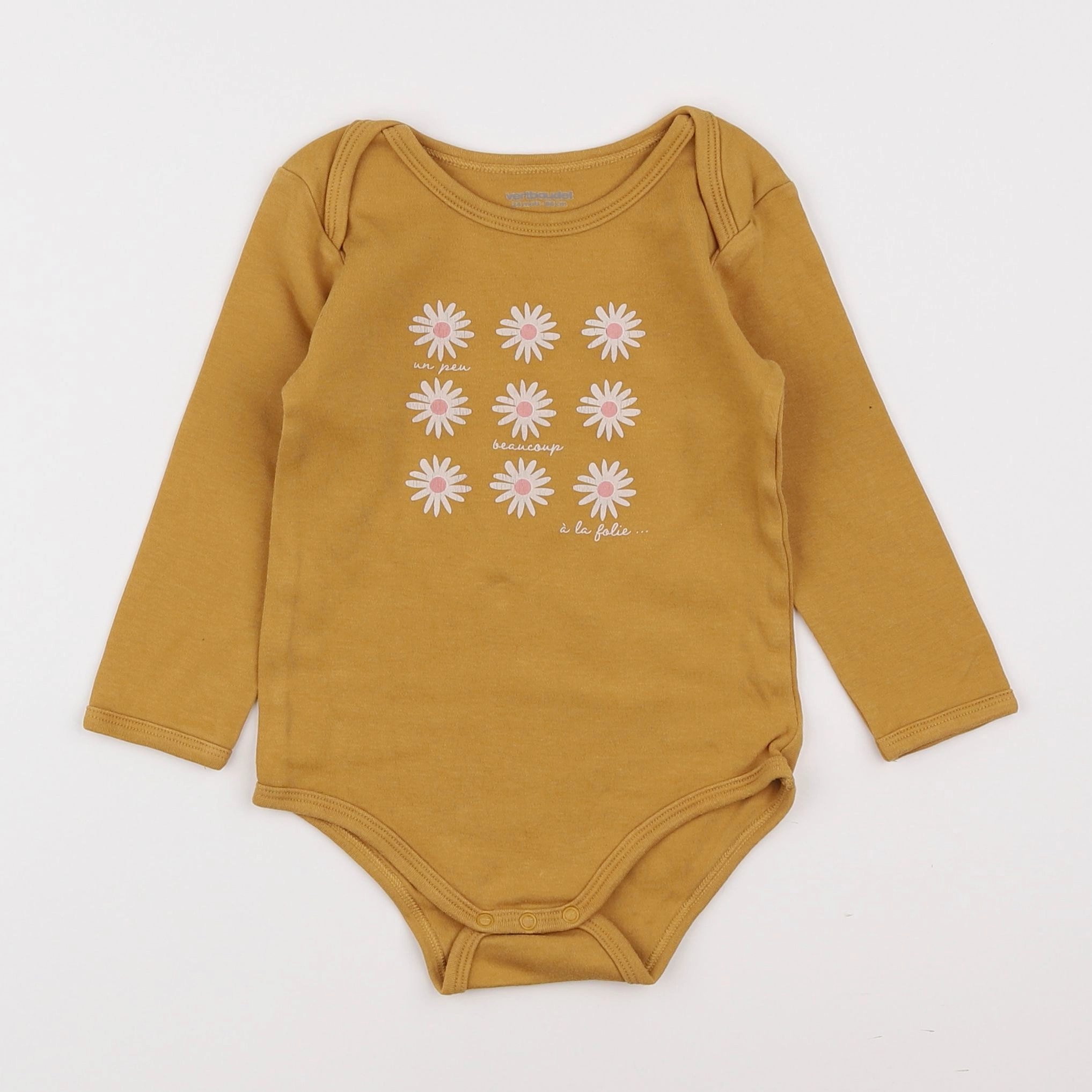 Vertbaudet - body marron - 2 ans