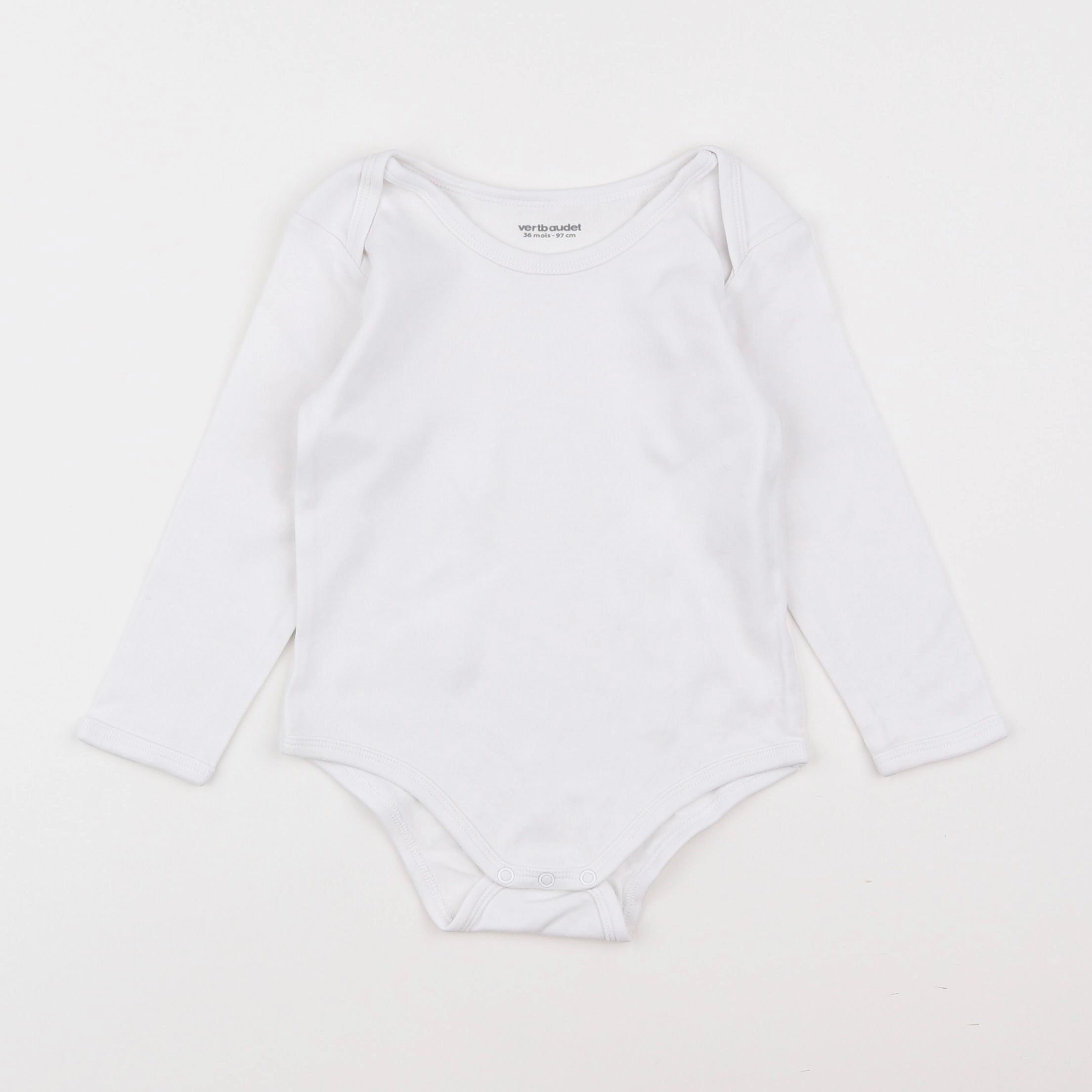 Vertbaudet - body blanc - 3 ans