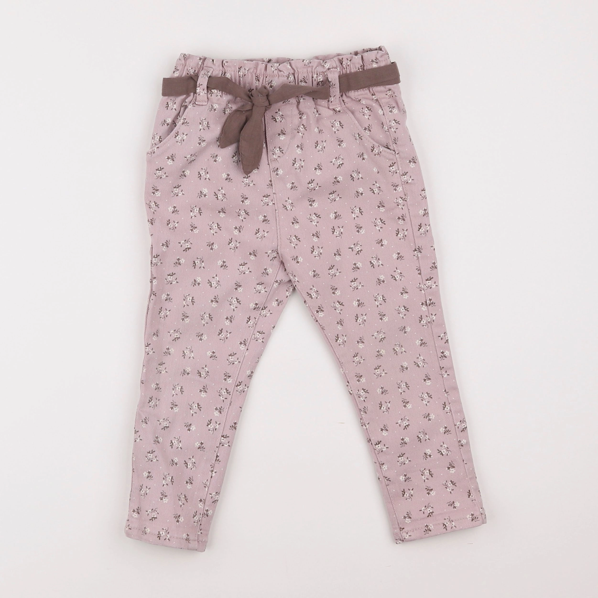 Vertbaudet - pantalon violet - 2 ans