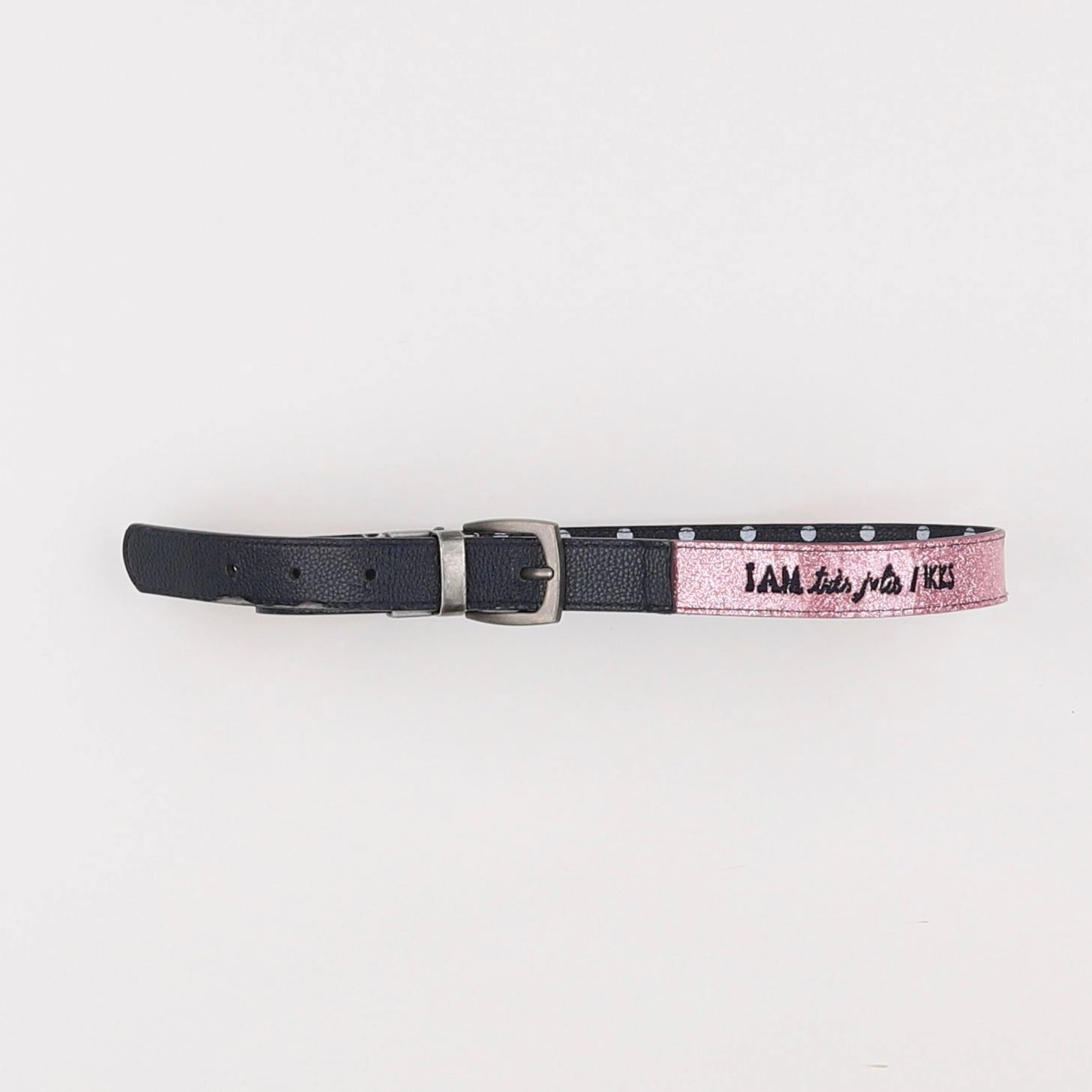 IKKS - ceinture rose, noir - 8/10 ans