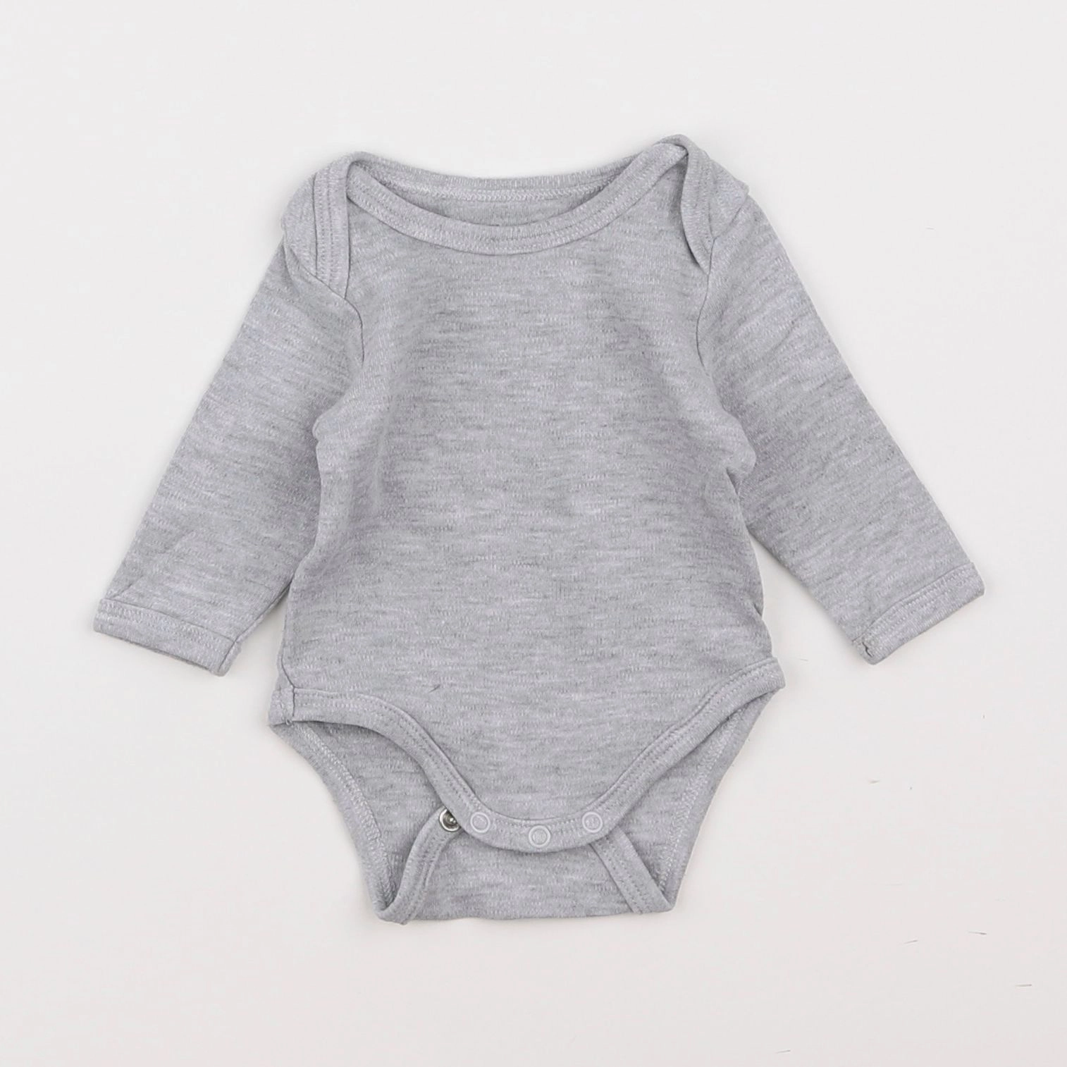 Vertbaudet - body gris - 1 mois