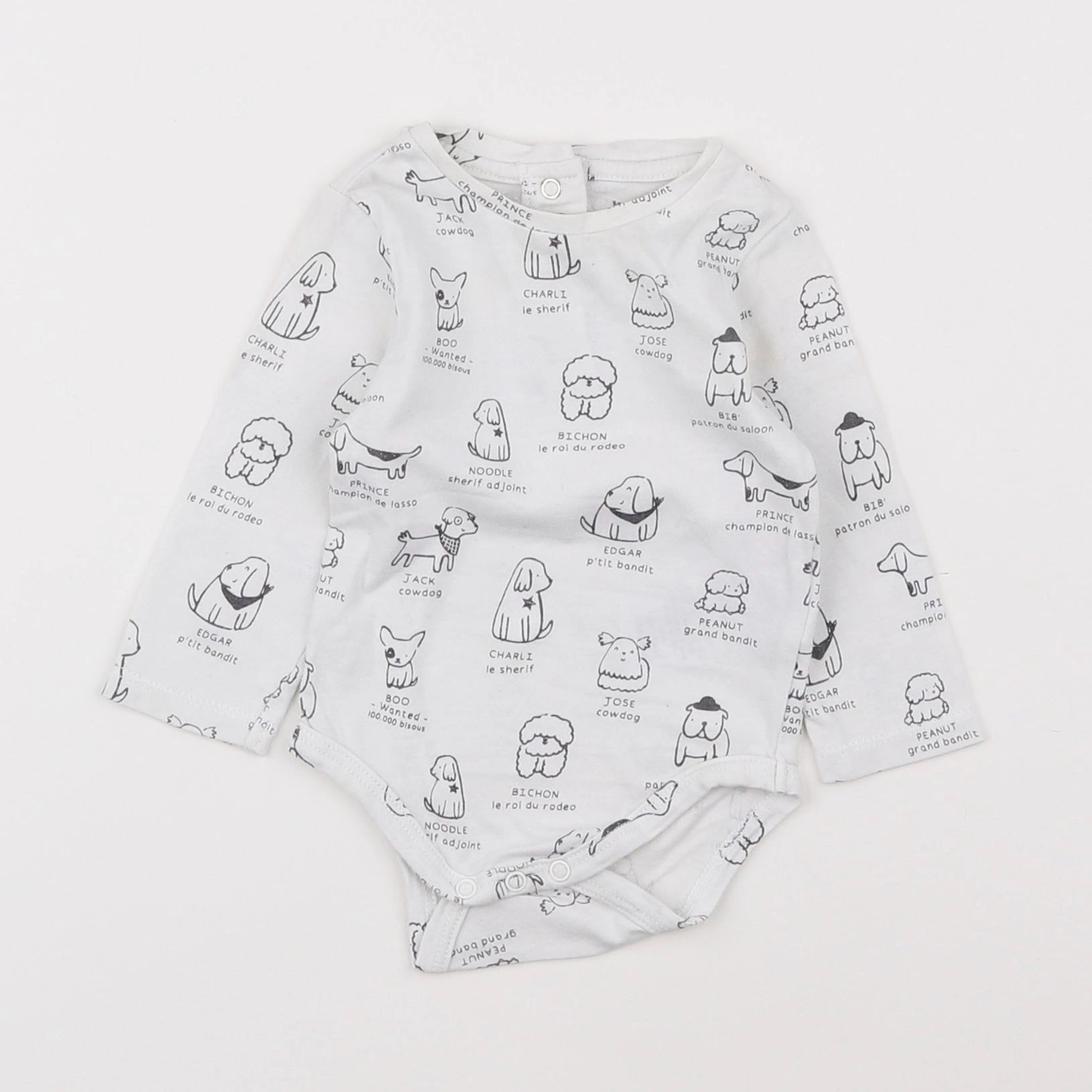 Vertbaudet - body blanc - 3 mois