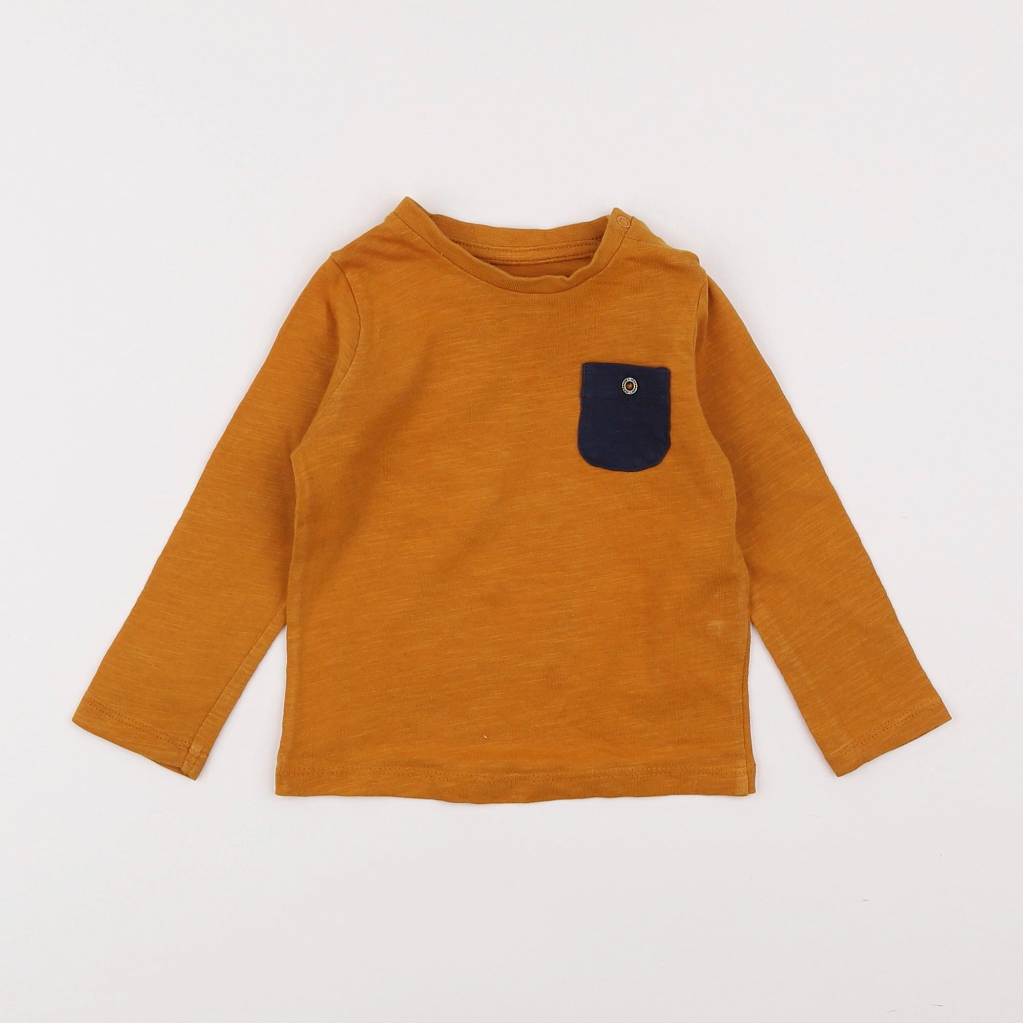 Vertbaudet - tee-shirt orange - 9 mois