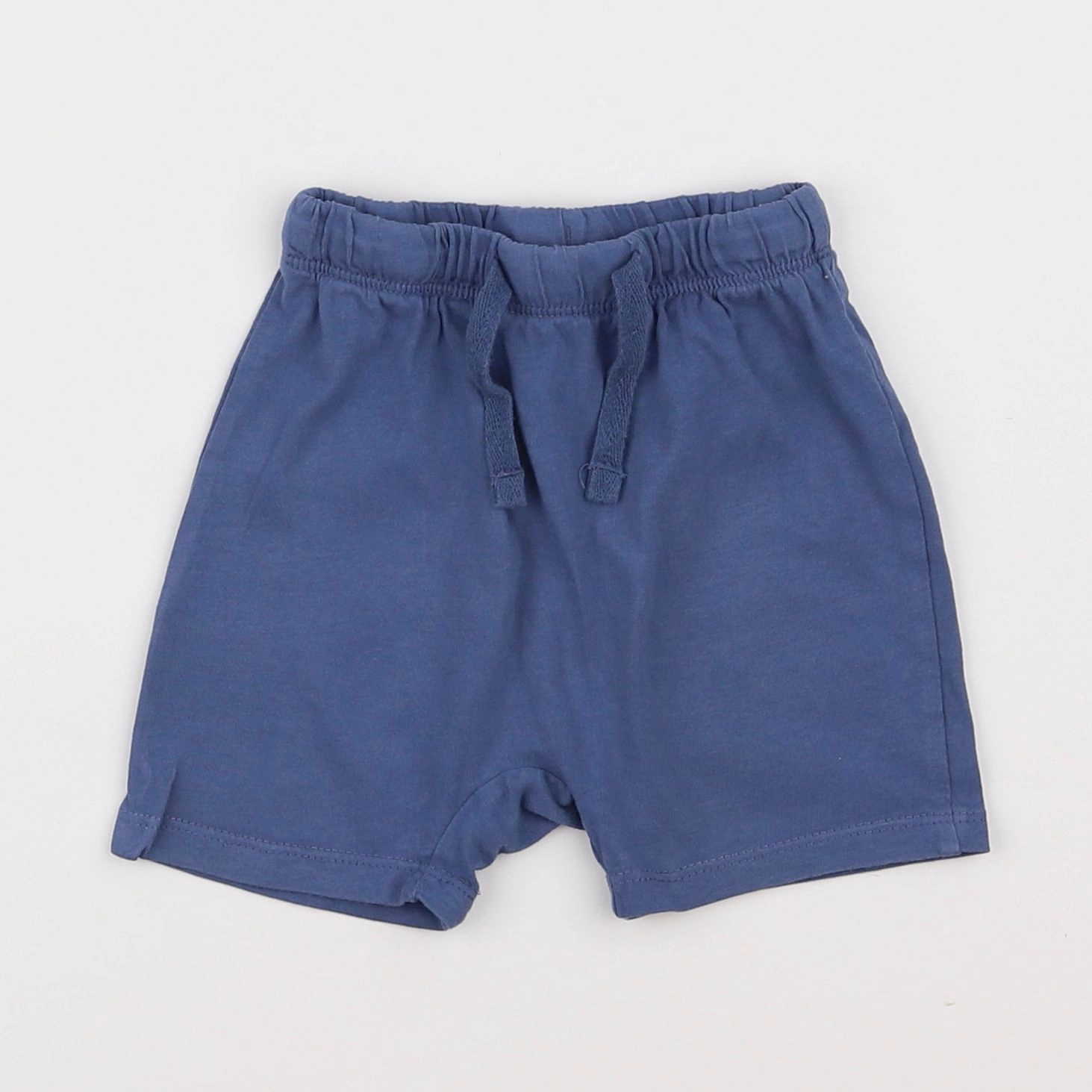 H&M - short bleu - 12/18 mois