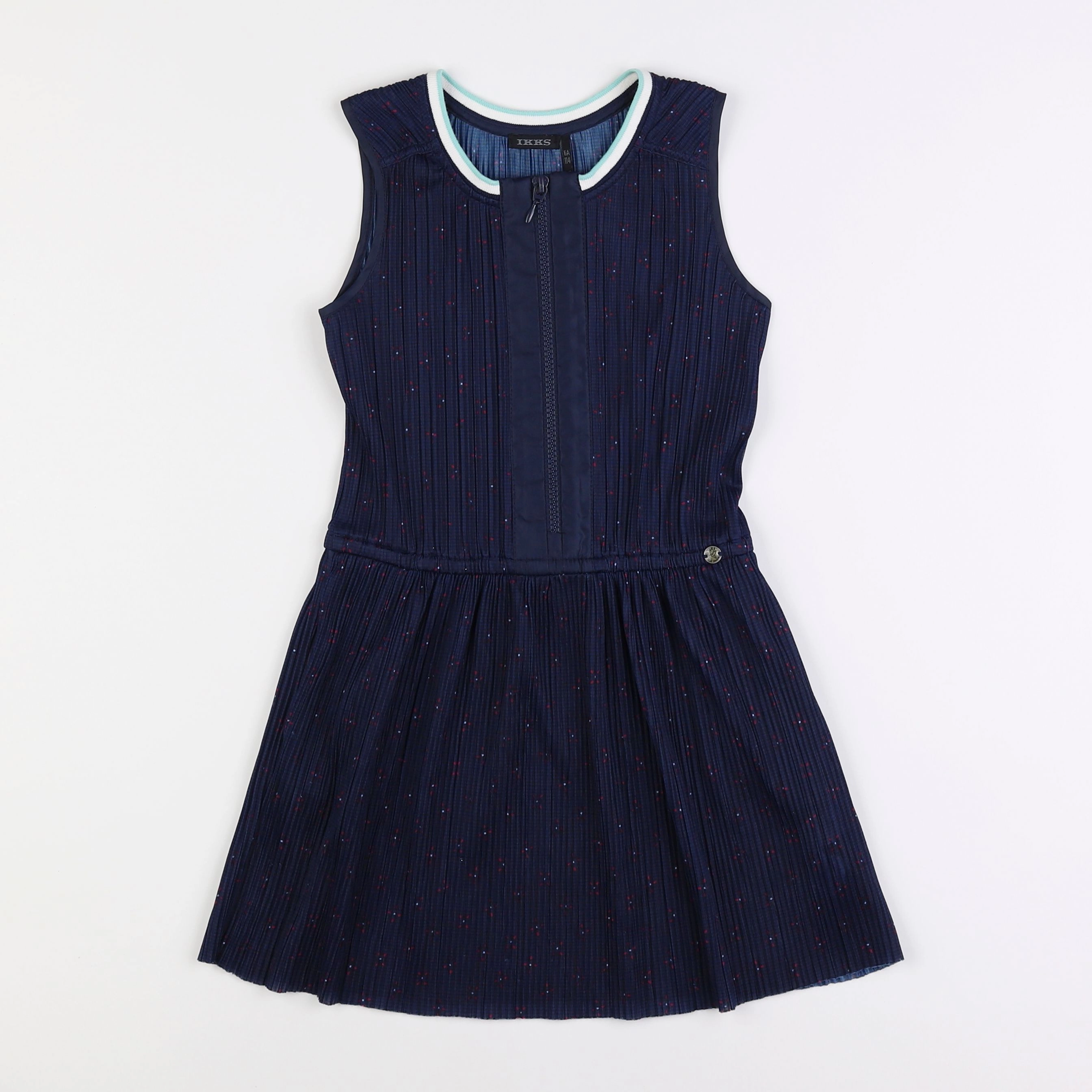 IKKS - robe bleu - 6 ans