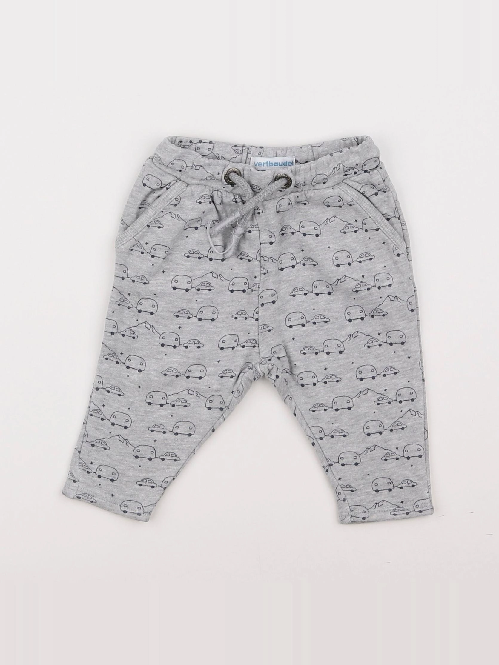 Vertbaudet - jogging gris - 3 mois
