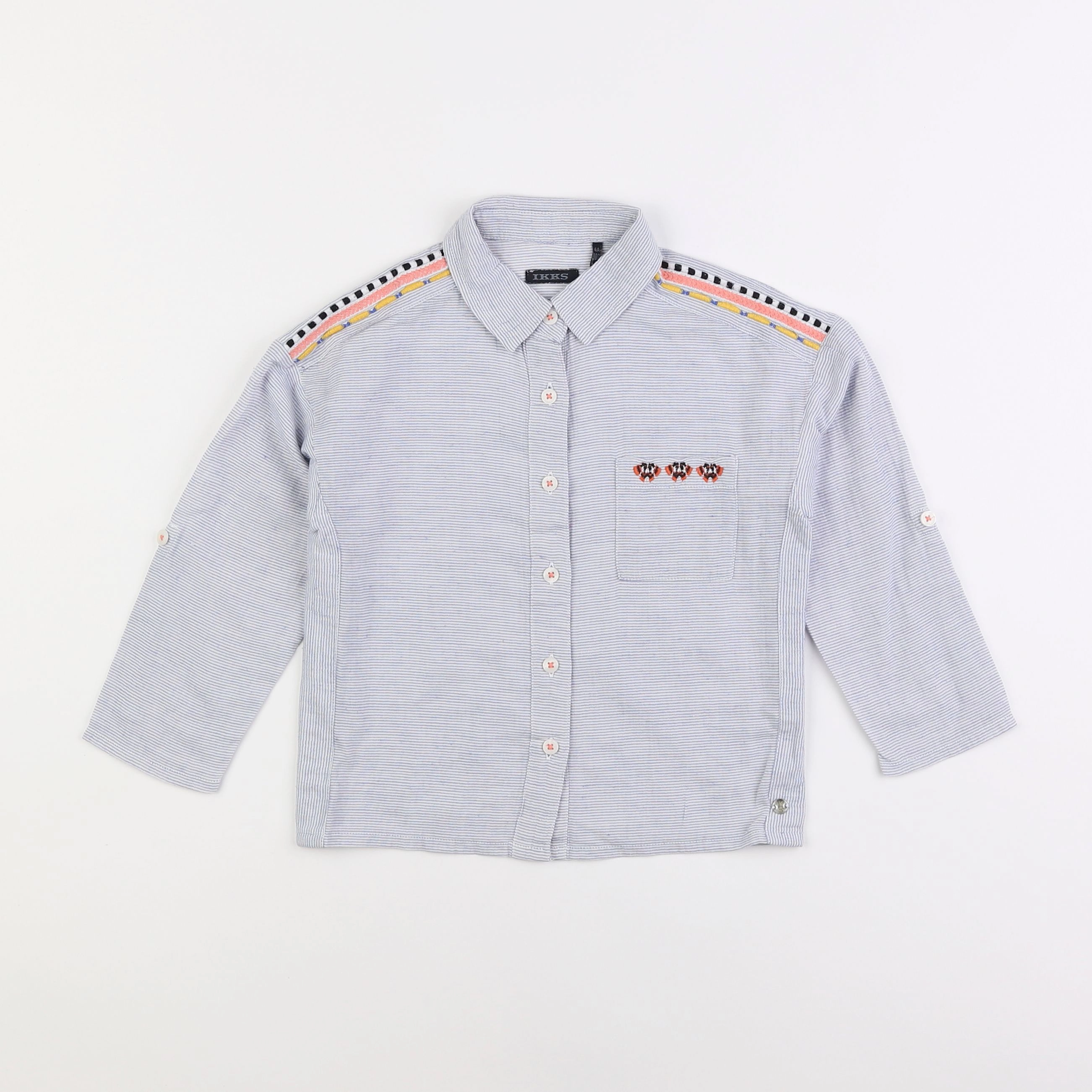 IKKS - chemise bleu - 4 ans