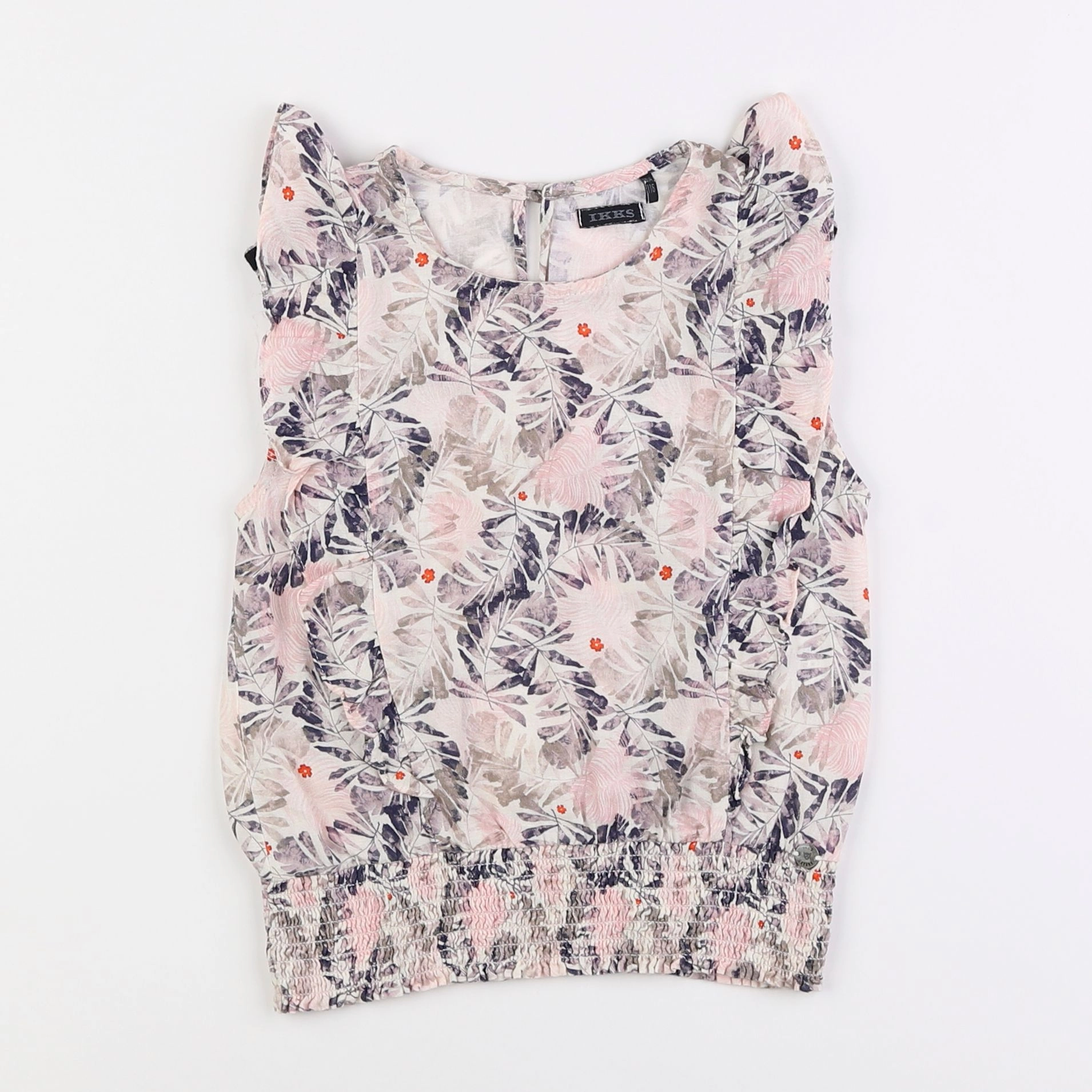 IKKS - blouse rose - 6 ans
