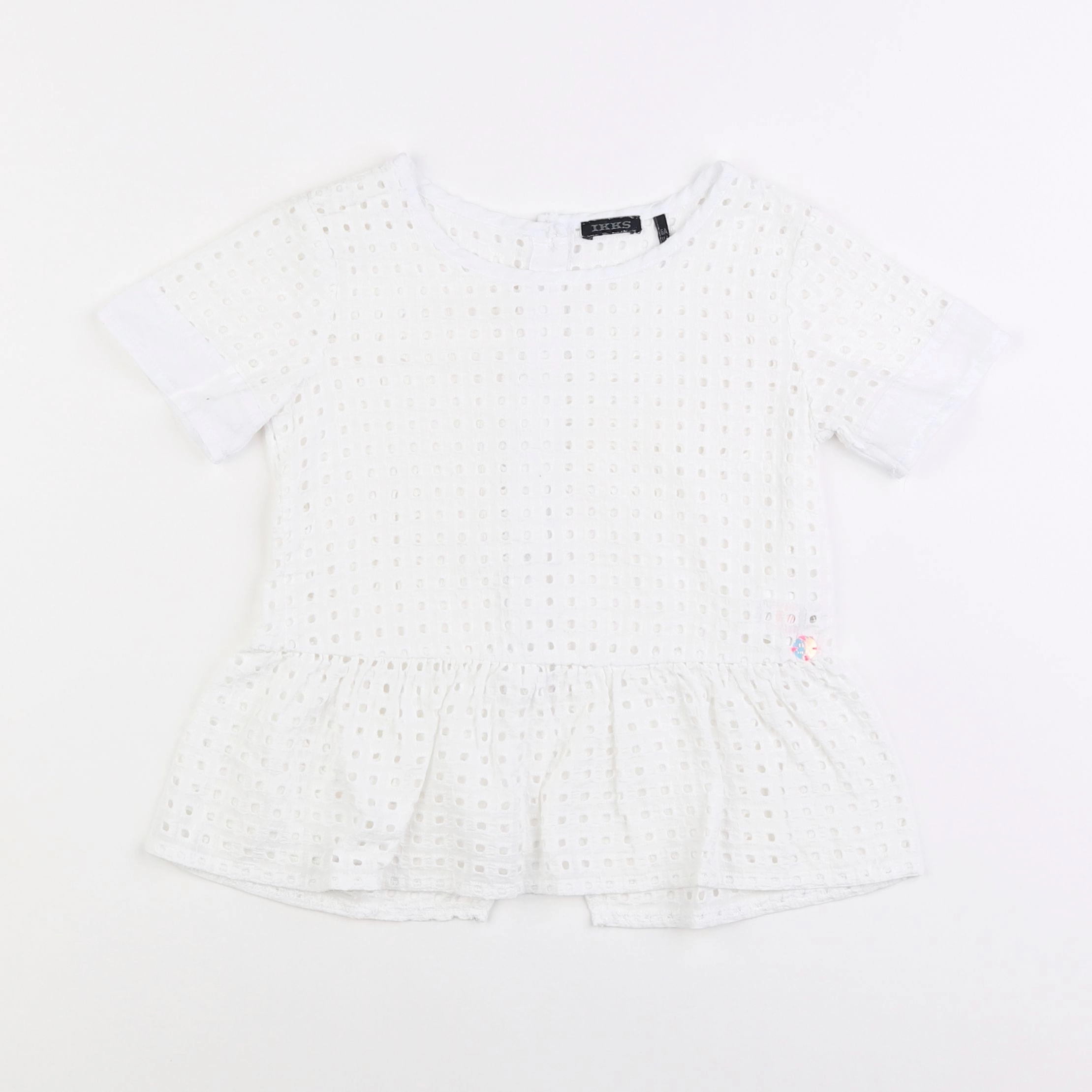 IKKS - blouse blanc - 6 ans