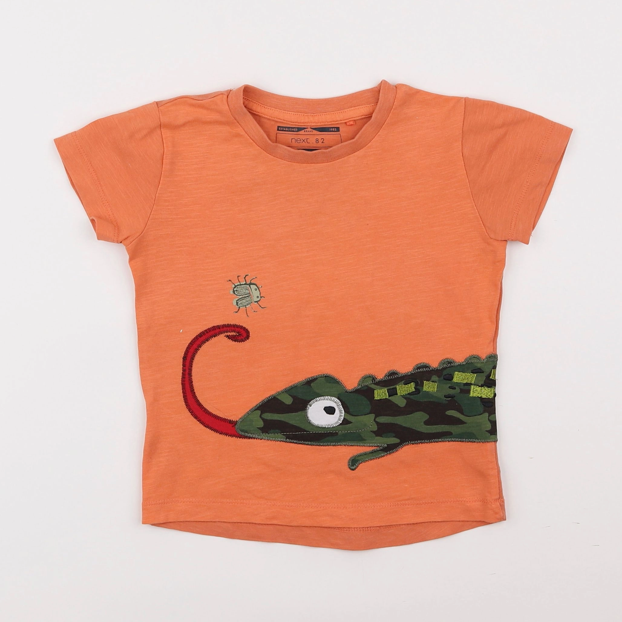 Next - tee-shirt orange - 12/18 mois