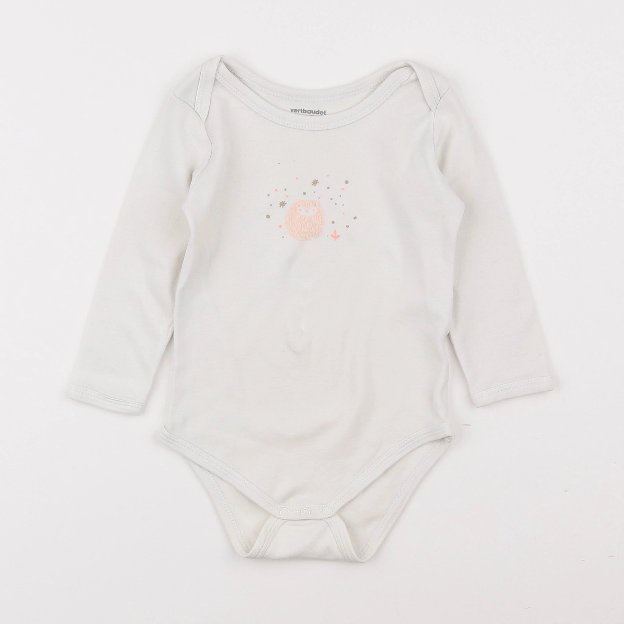 Vertbaudet - body beige - 18 mois